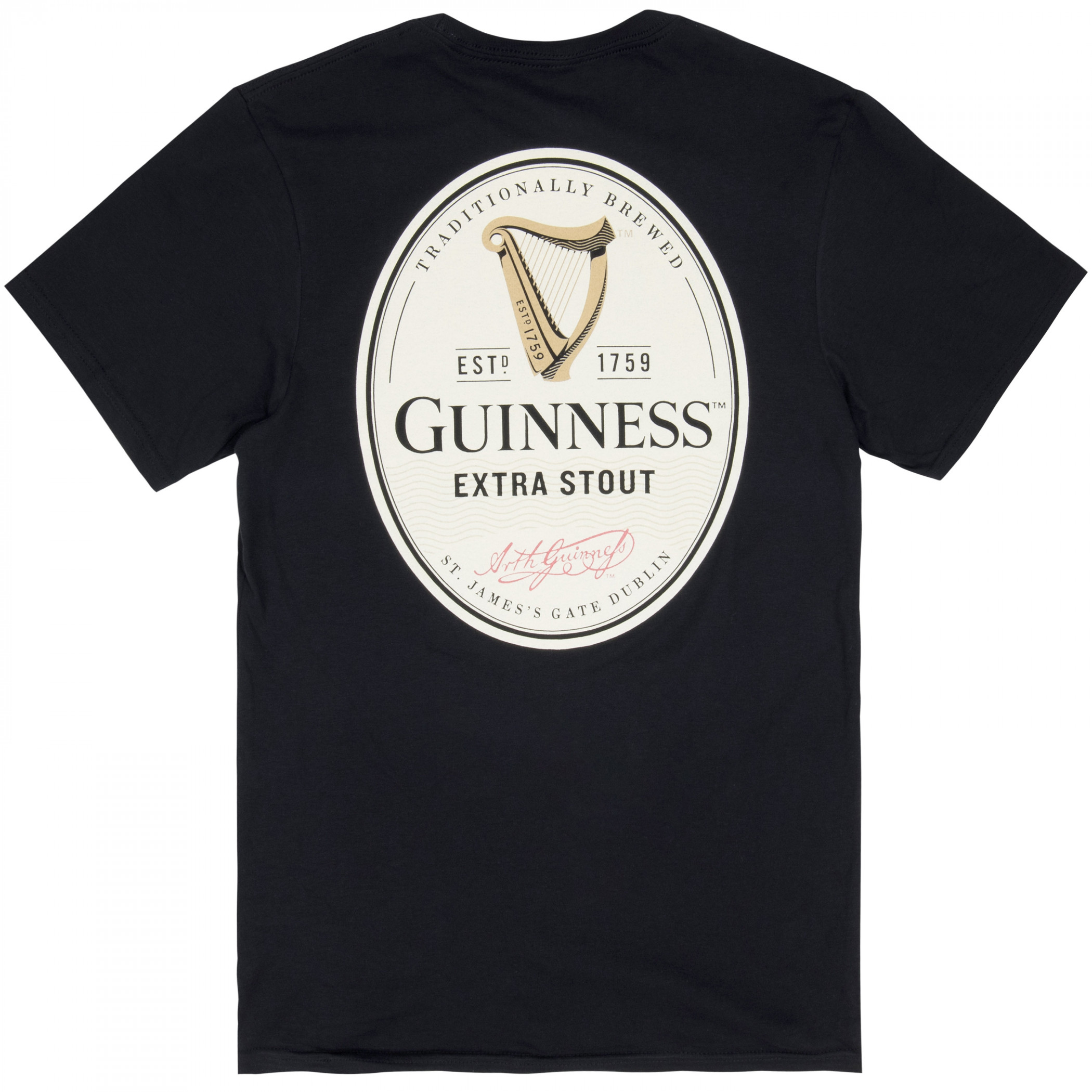 Guinness Extra Stout Label Front and Back T-Shirt