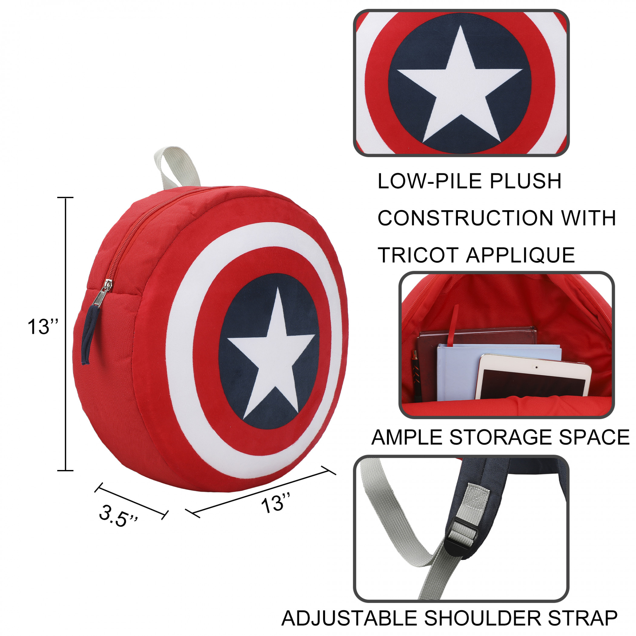 Captain America Shield Mini Backpack