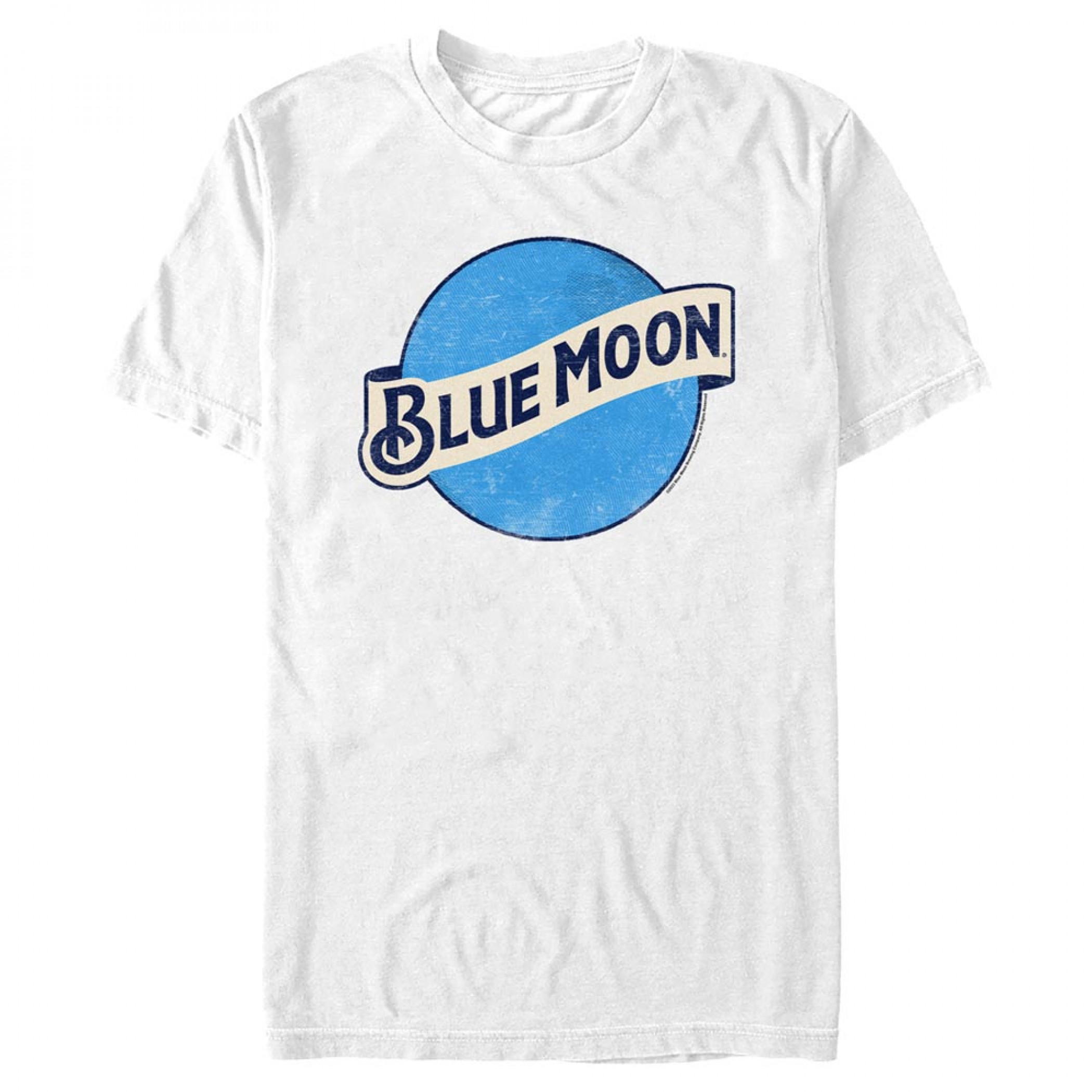 Blue Moon Logo White T-Shirt