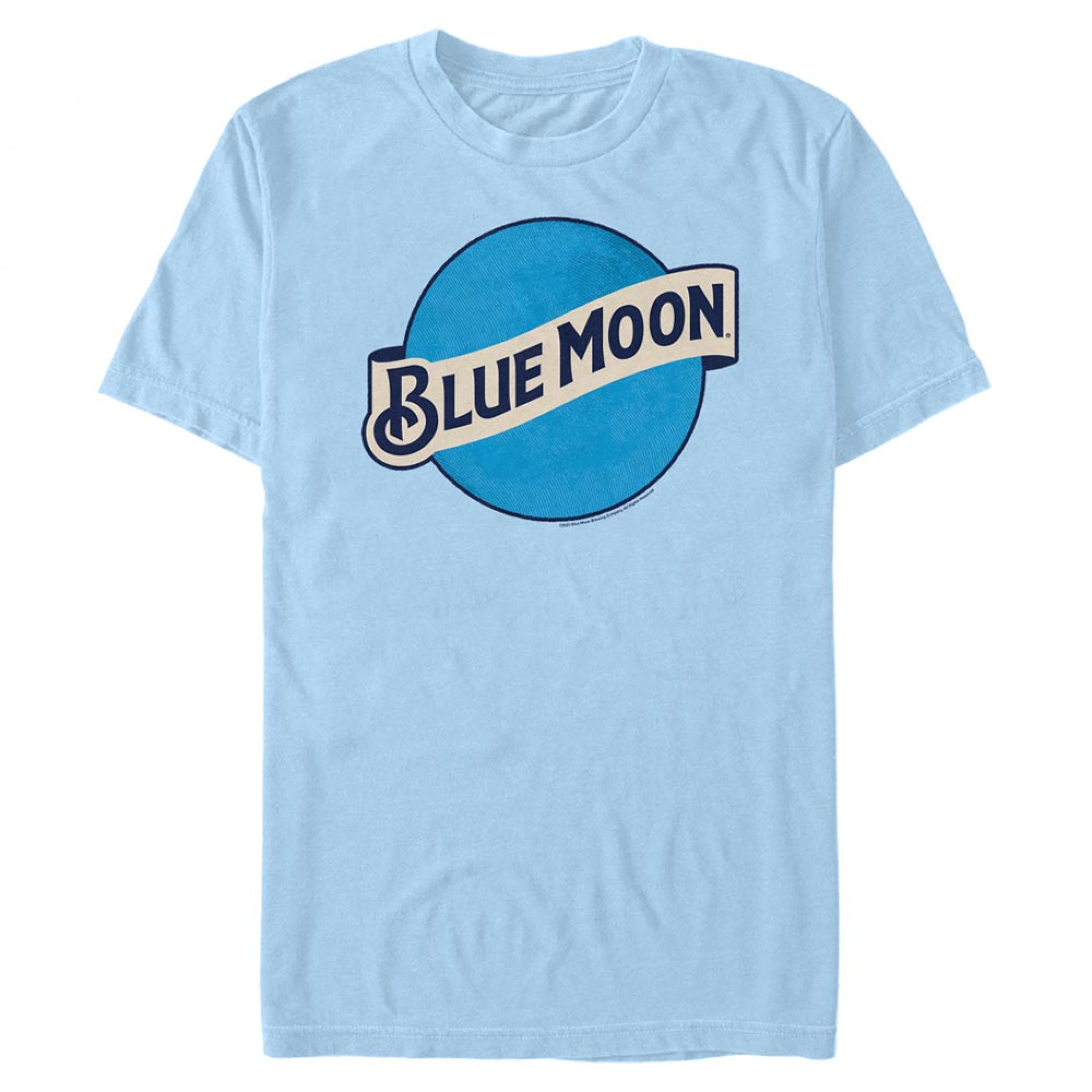 Blue Moon Logo Light Blue T-Shirt