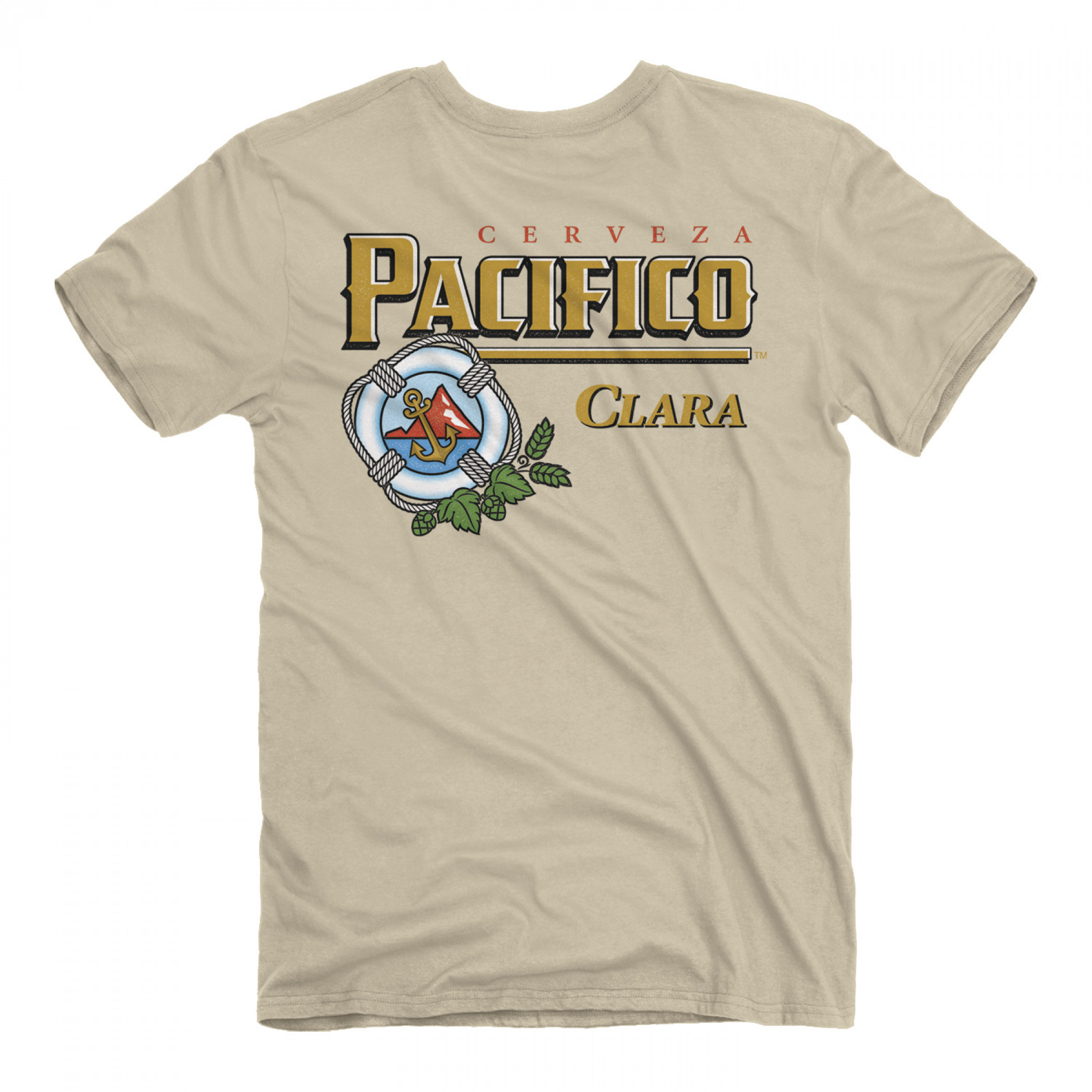 Pacifico Clara Anchors Up Front and Back Print T-Shirt