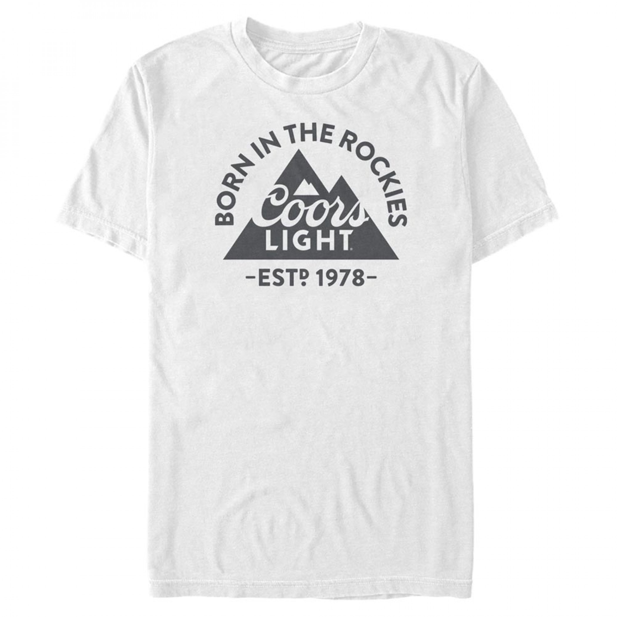 Coors Light Born in the Rockies White T-Shirt