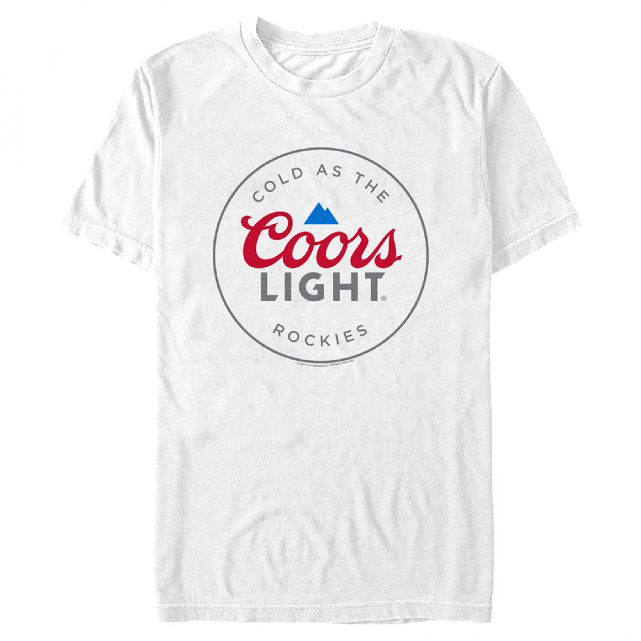 Coors Light Cold as the Rockies Logo T-Shirt