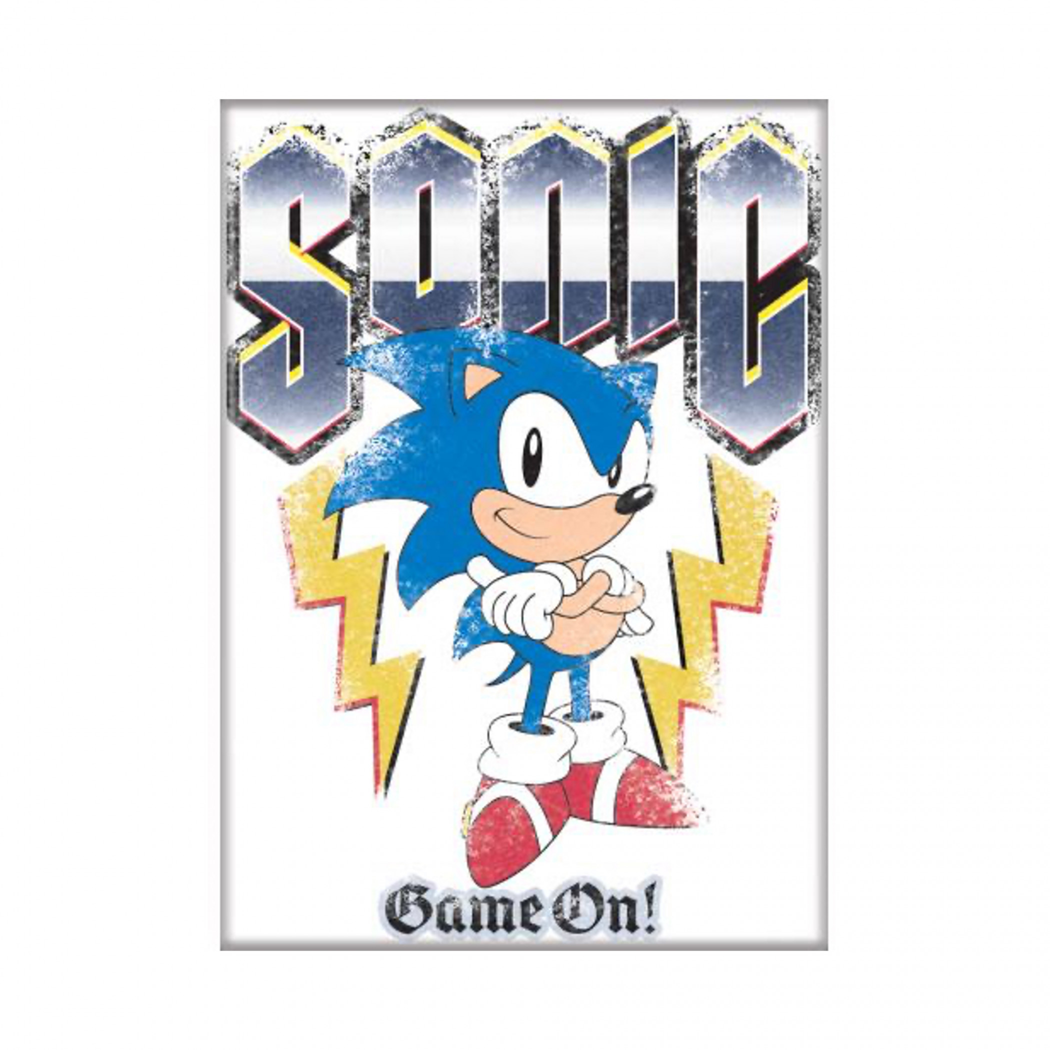 Sonic the Hedgehog "Game On" Magnet