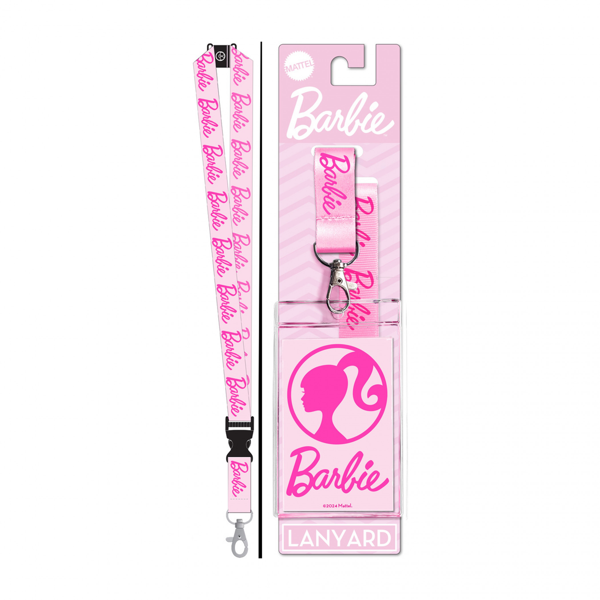 Barbie Pink Logo Lanyard