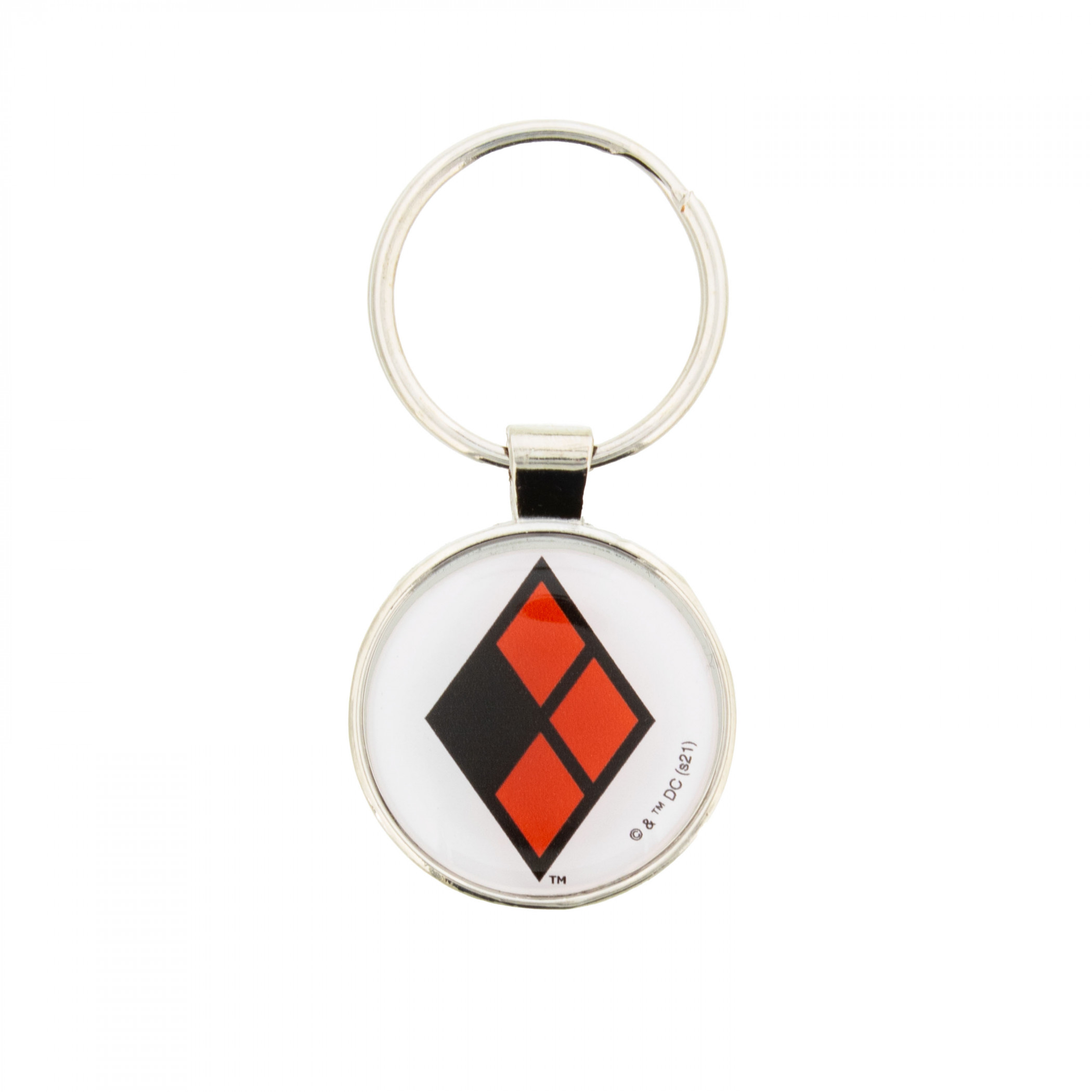 Harley Quinn Logo Keychain