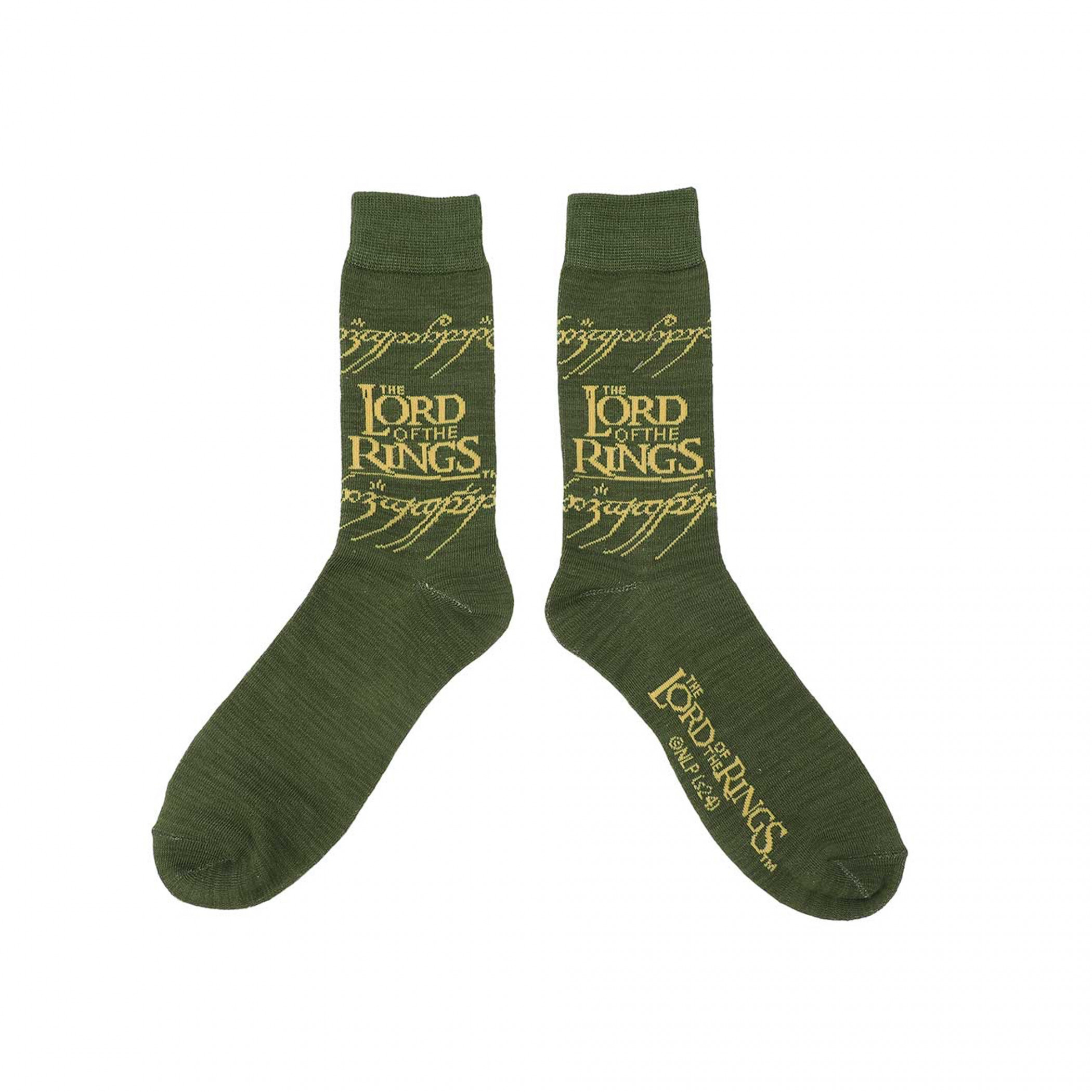 Lord of the Rings Mixed Art 5-Pair Pack of Crew Socks