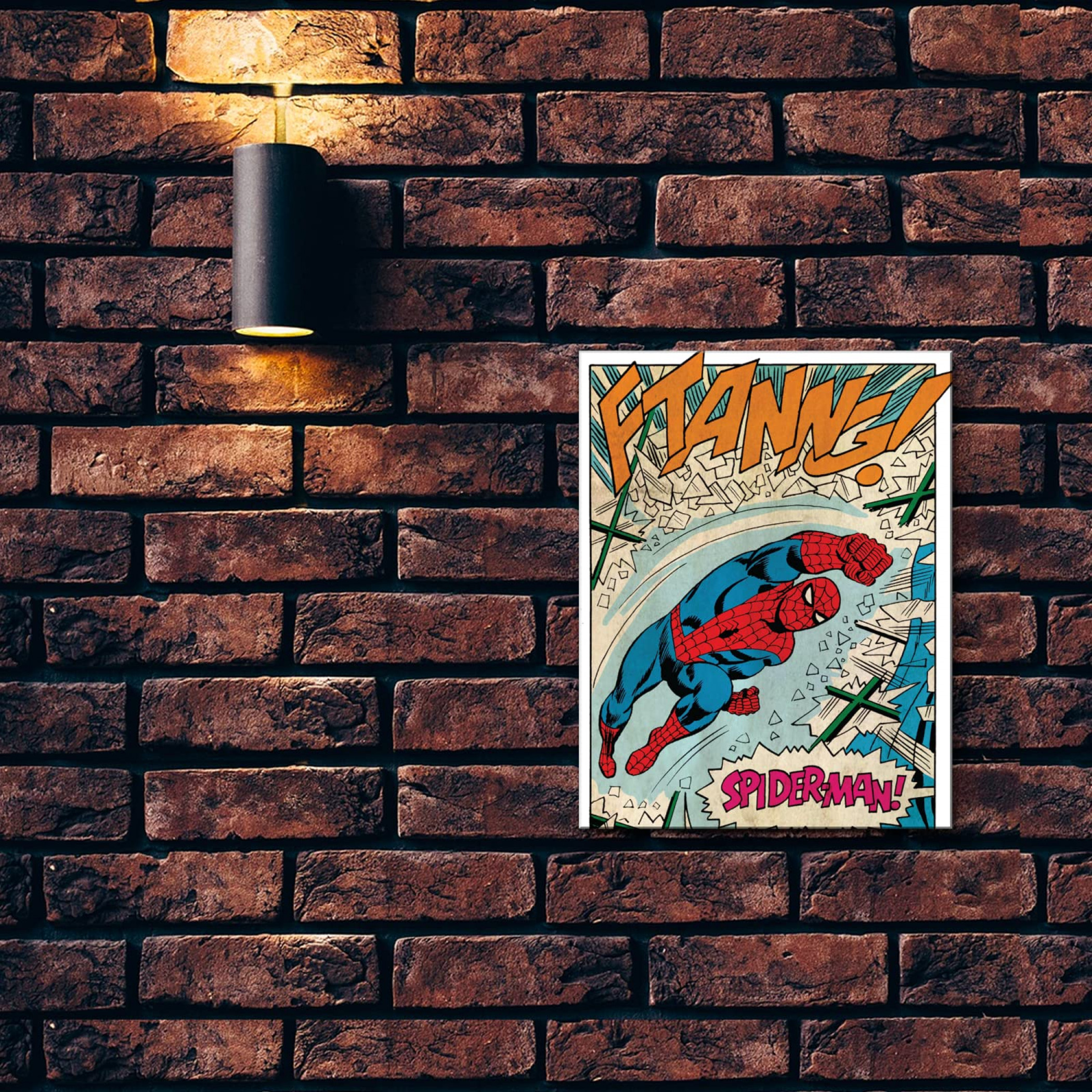 Spider-Man Action Tin Sign