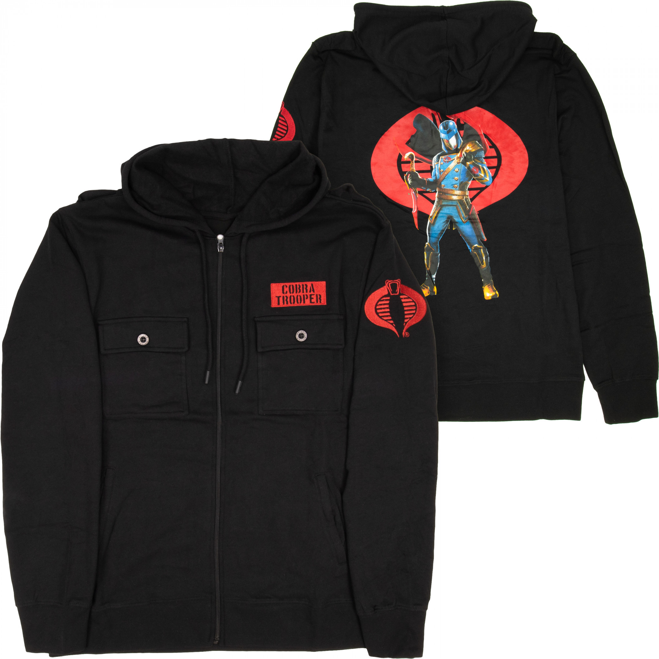 GI Joe Cobra Patch Jacket Hoodie