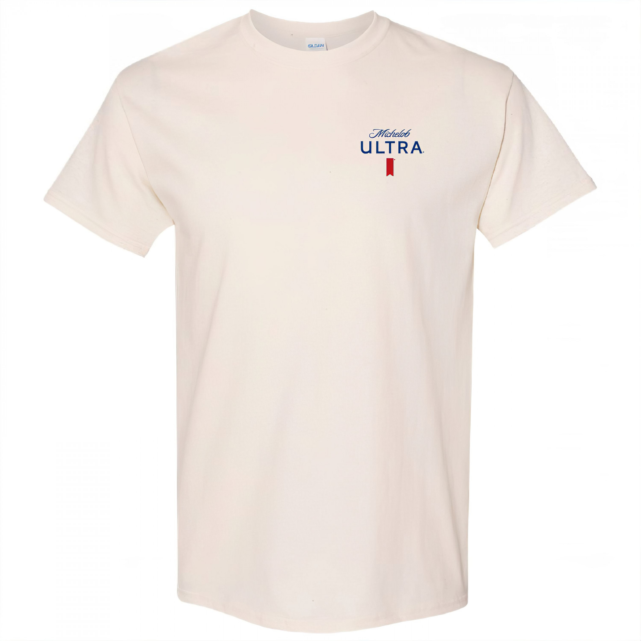 Michelob Ultra Golf Putting Beige Colorway Front & Back Print T-Shirt