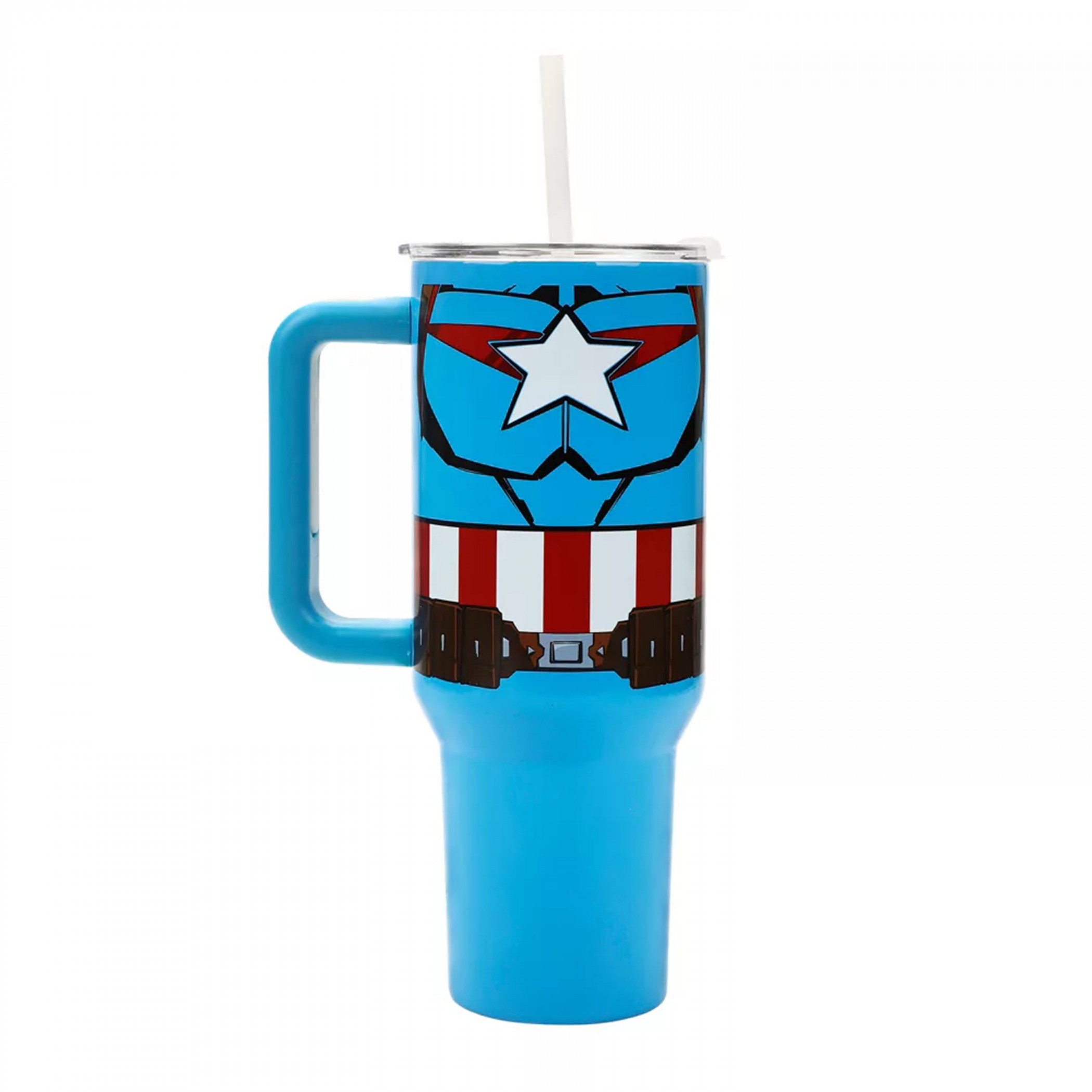 Captain America Armor 40oz. Stainless Steel Tumbler