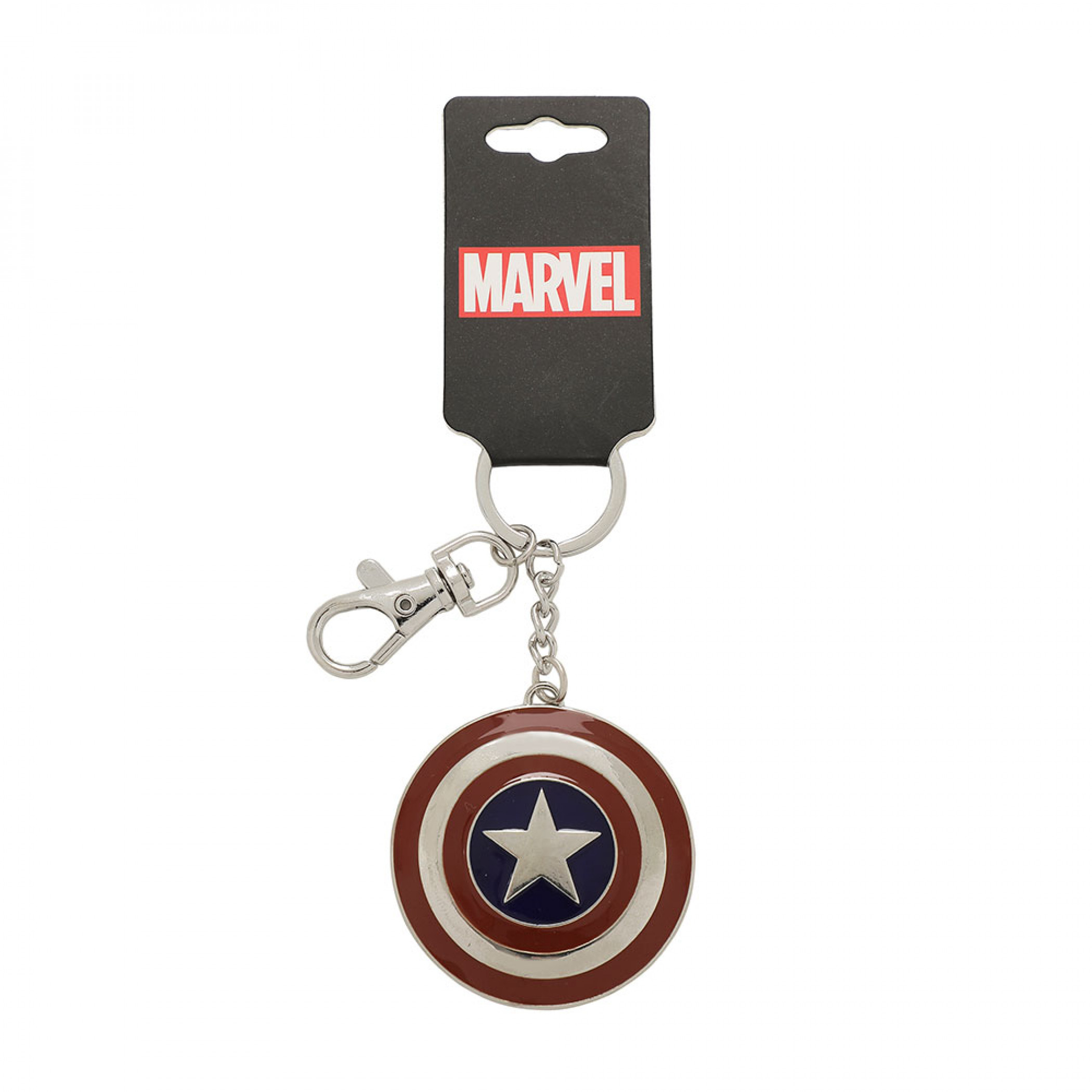 Captain America Domed Vibranium Shield Keychain