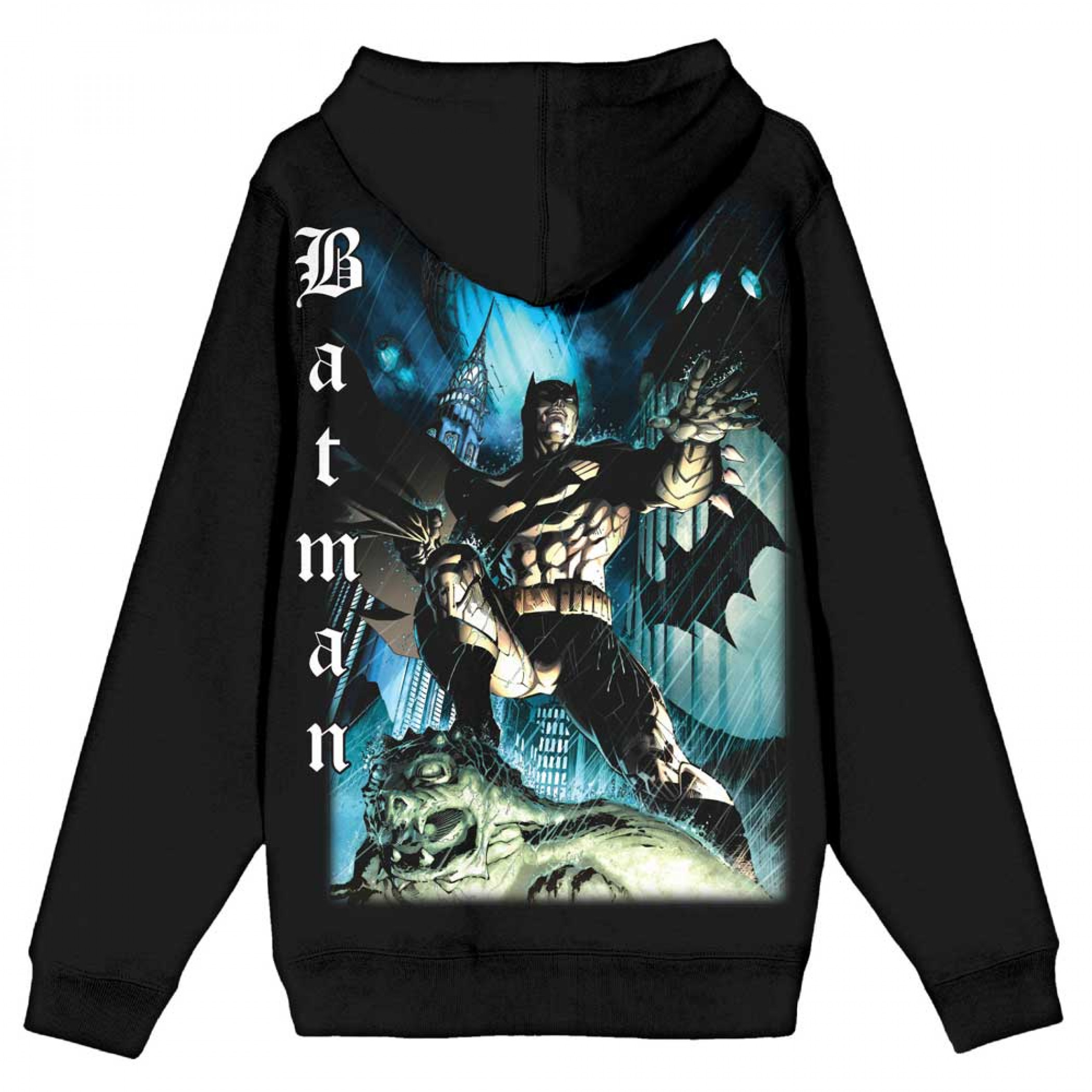 Batman Comic Covers Front and Back Print Pullover Hoodie