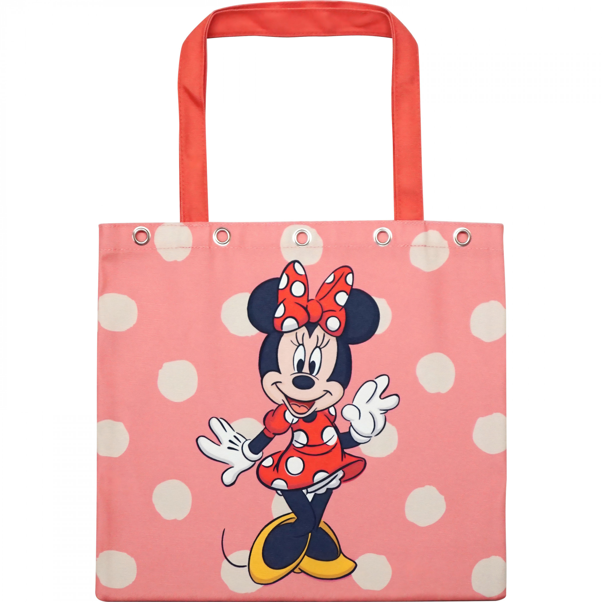 Minnie Mouse Pink Polka Dot Tote Bag