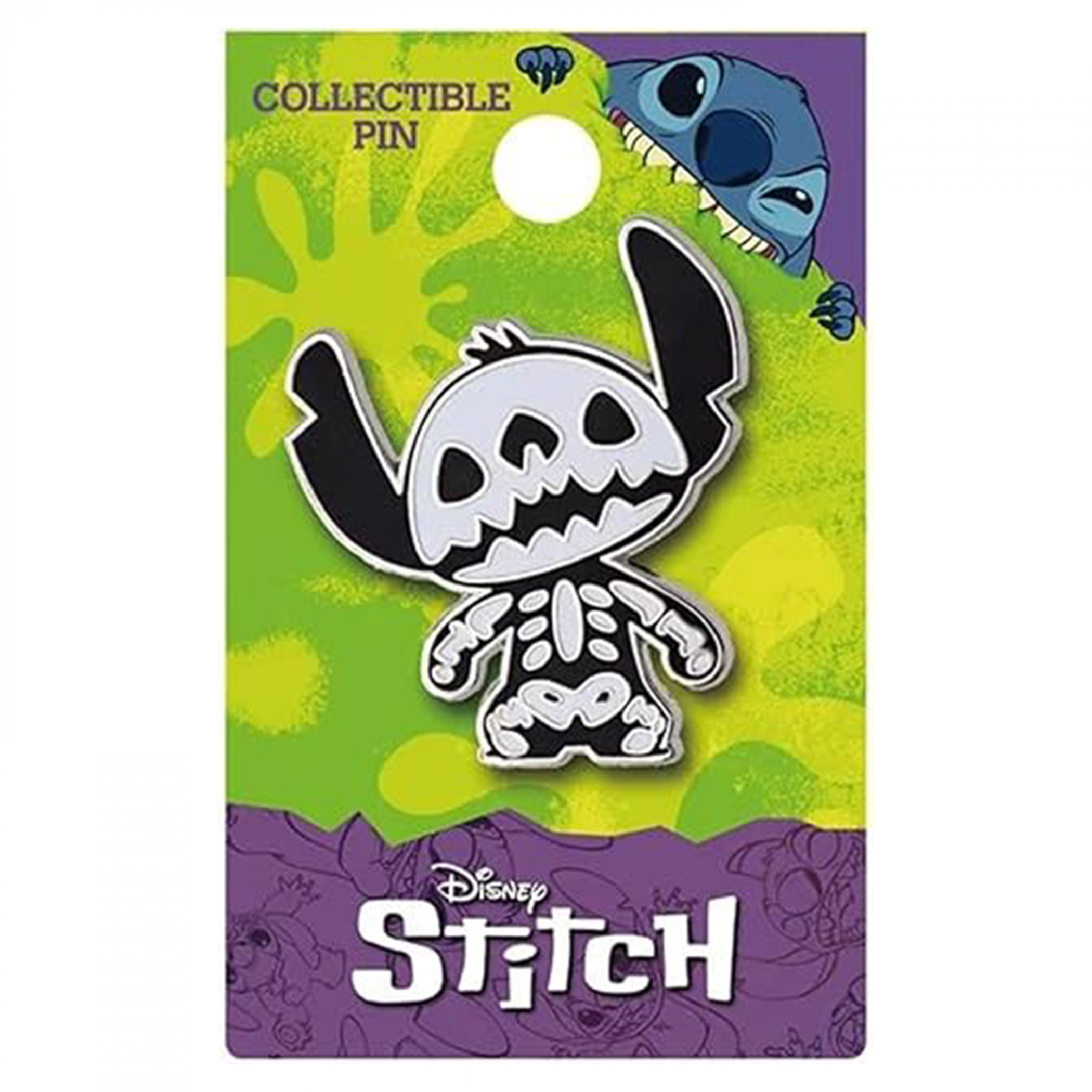 Lilo and Stitch Skeleton Stitch Enamel Pin