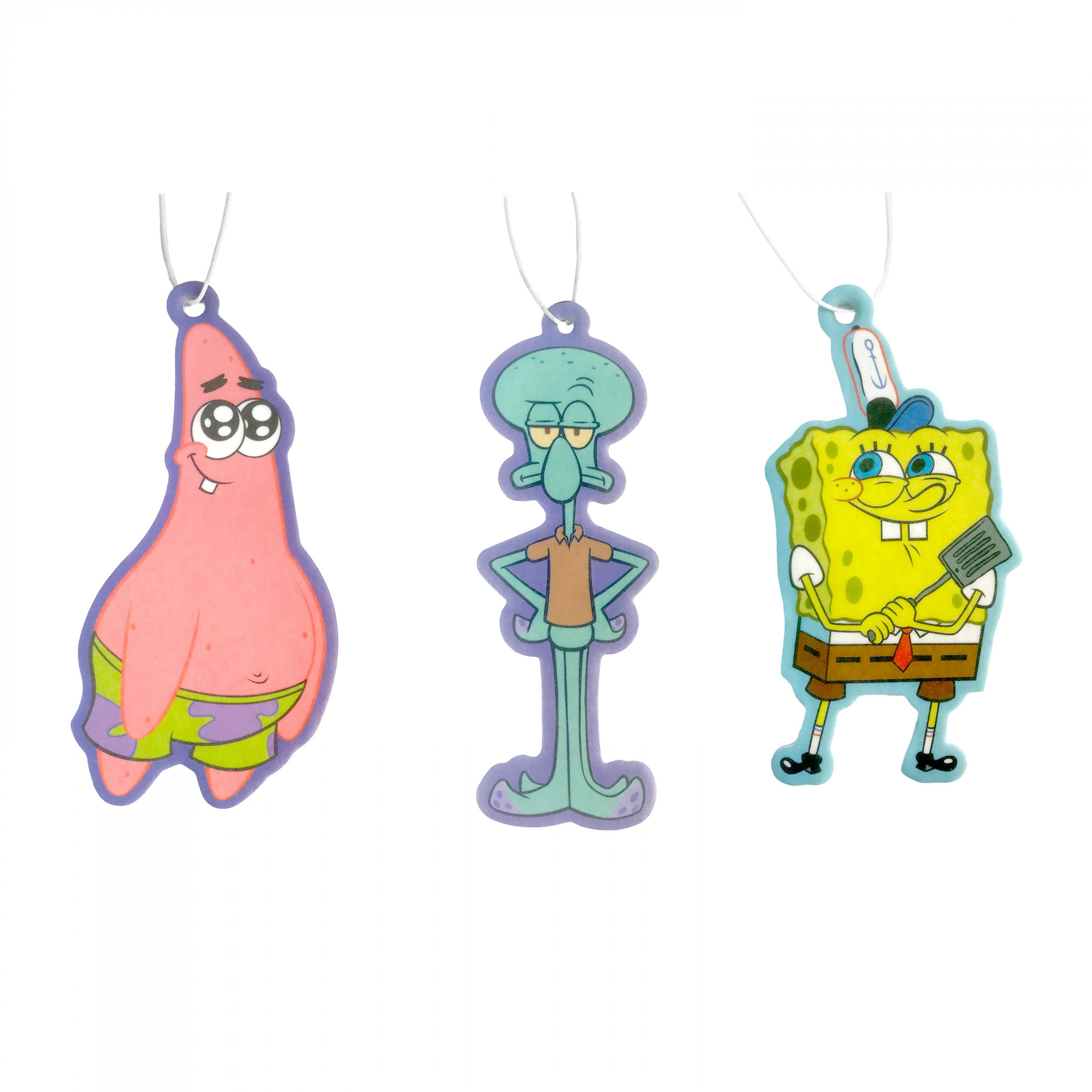 SpongeBob SquarePants Patrick and Squidward Air Freshener 3-Pack