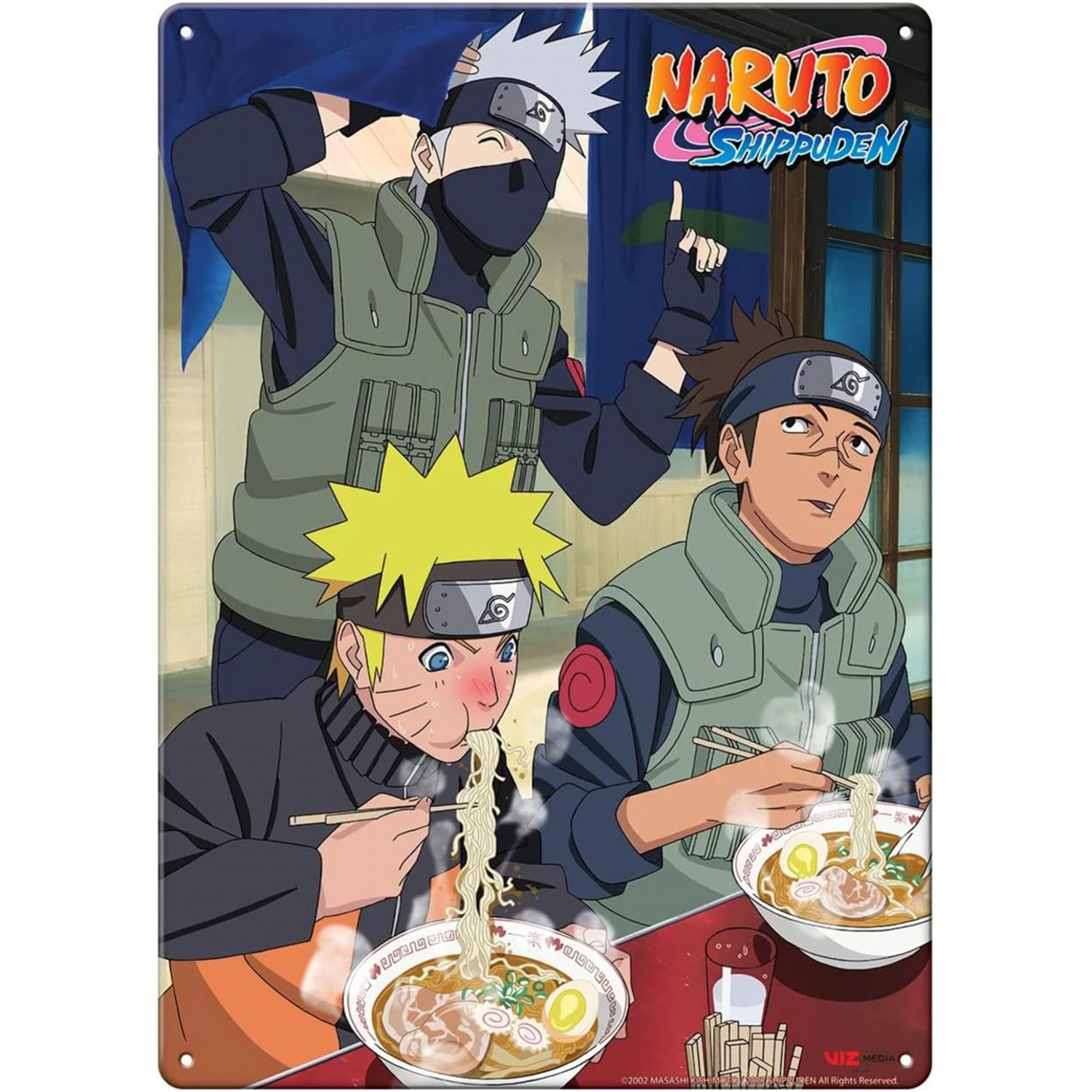 Naruto Ramen Night Metal Sign