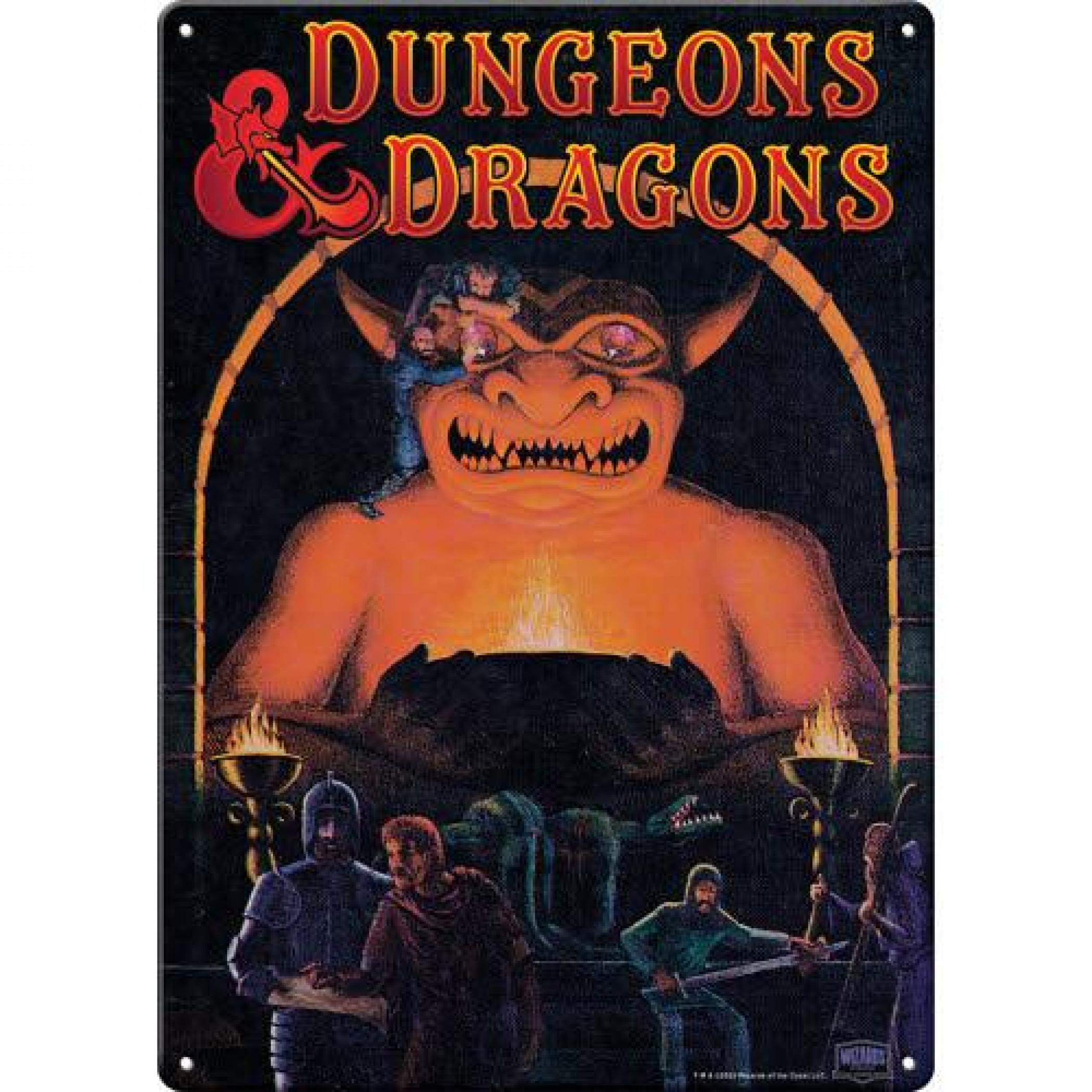 Dungeons & Dragons Handbook Metal Sign