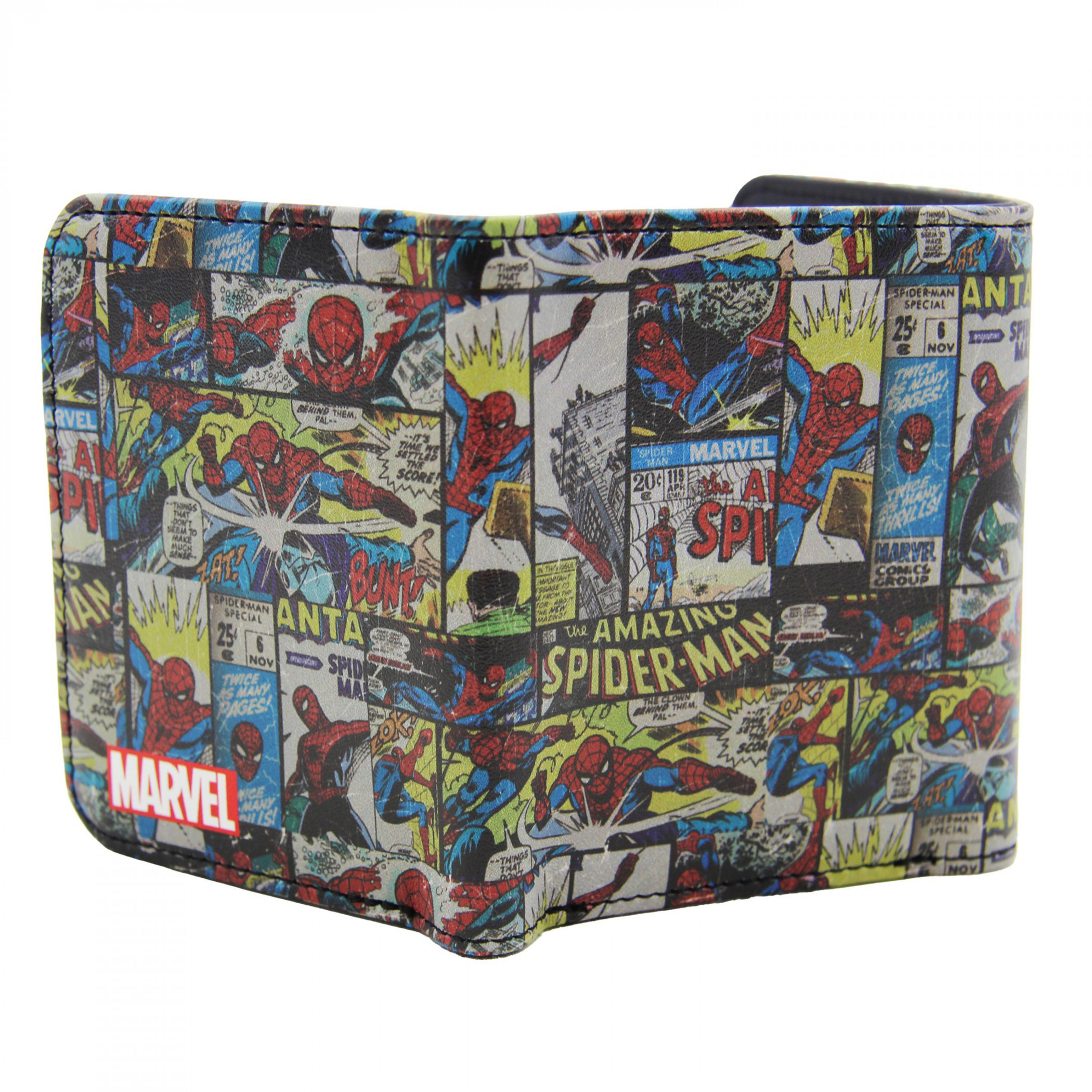 Spider-Man Cover Panels Trifold Wallet