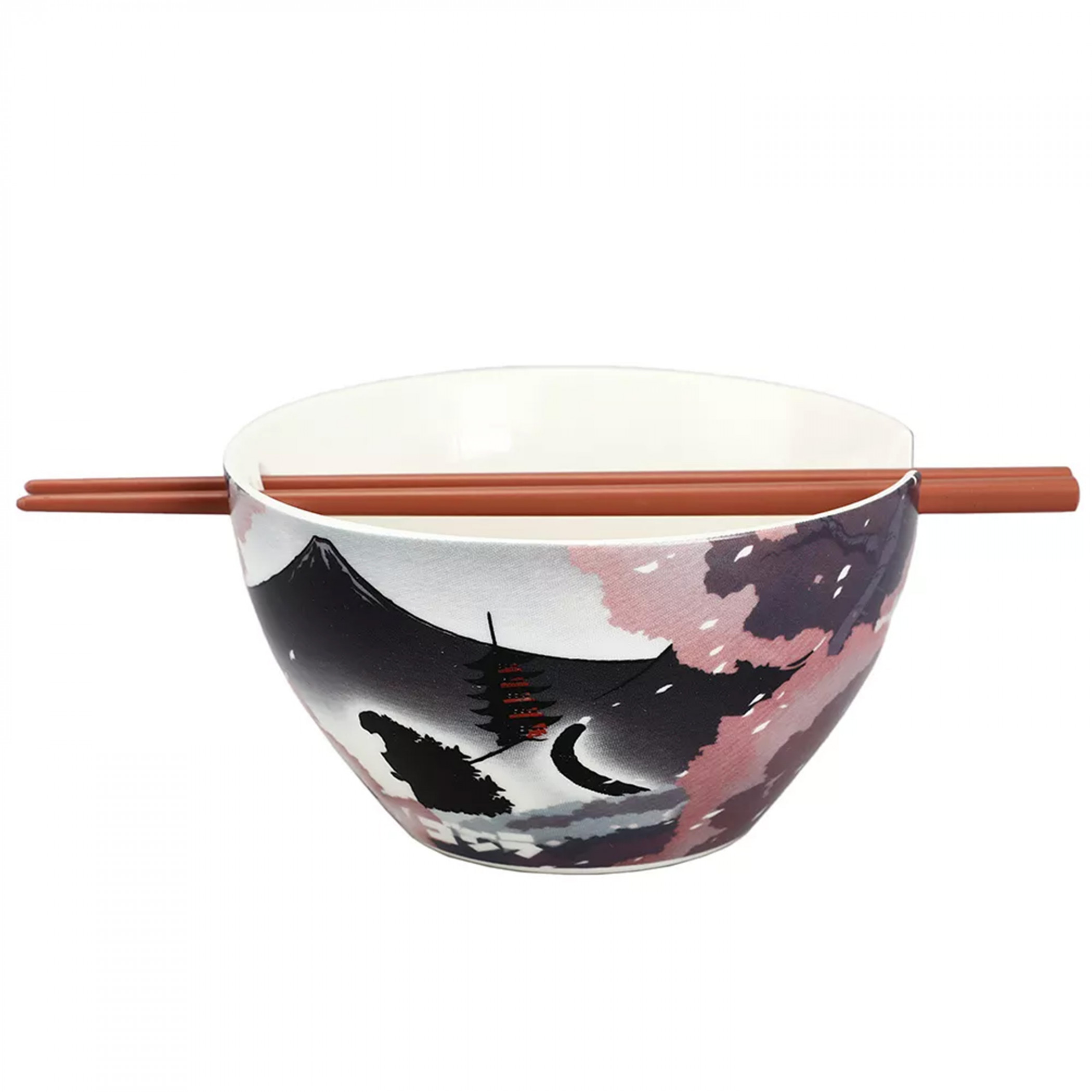 Godzilla 20 oz. Ceramic Ramen Bowl with Chopsticks