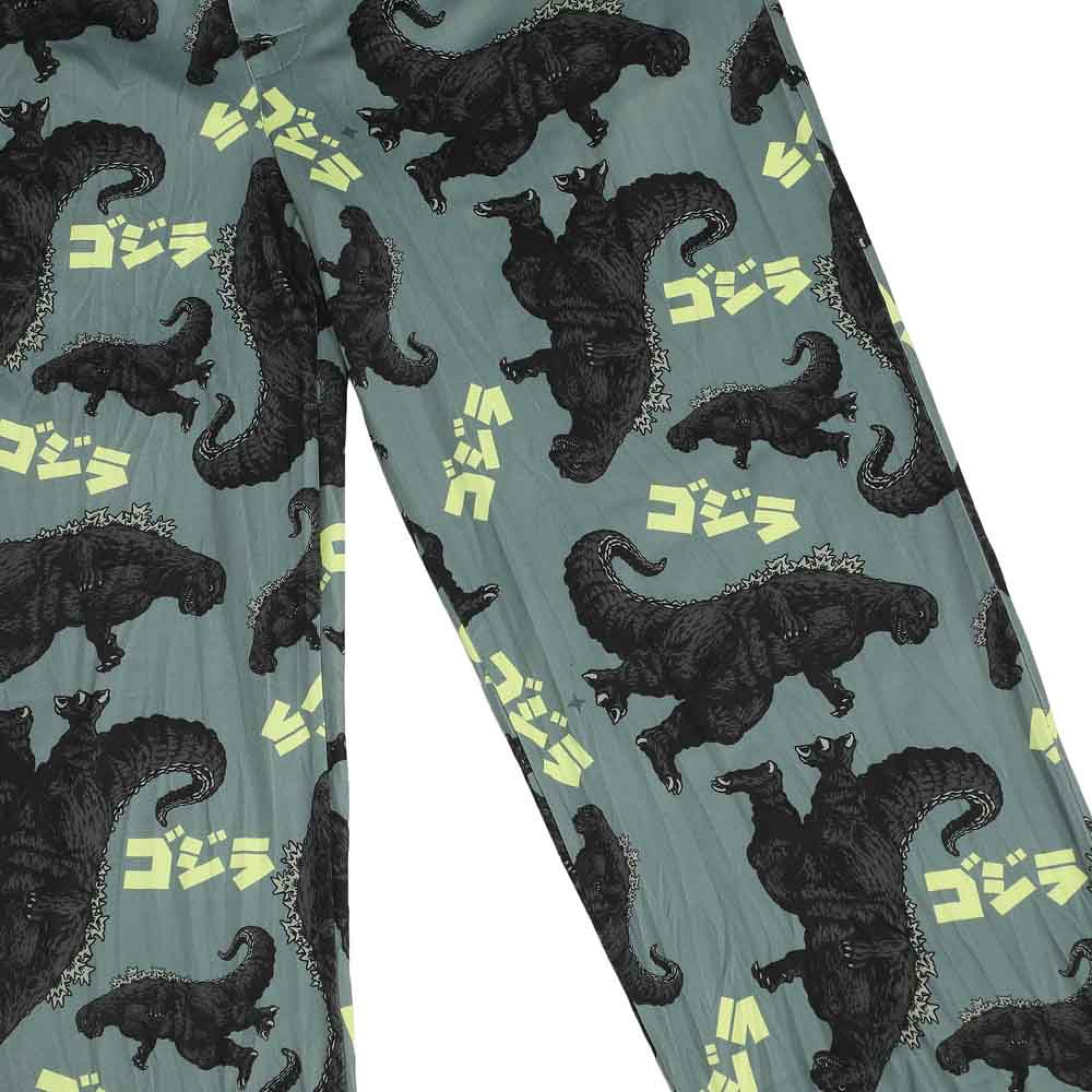 Godzilla Classic All Over Print Pajama Pants