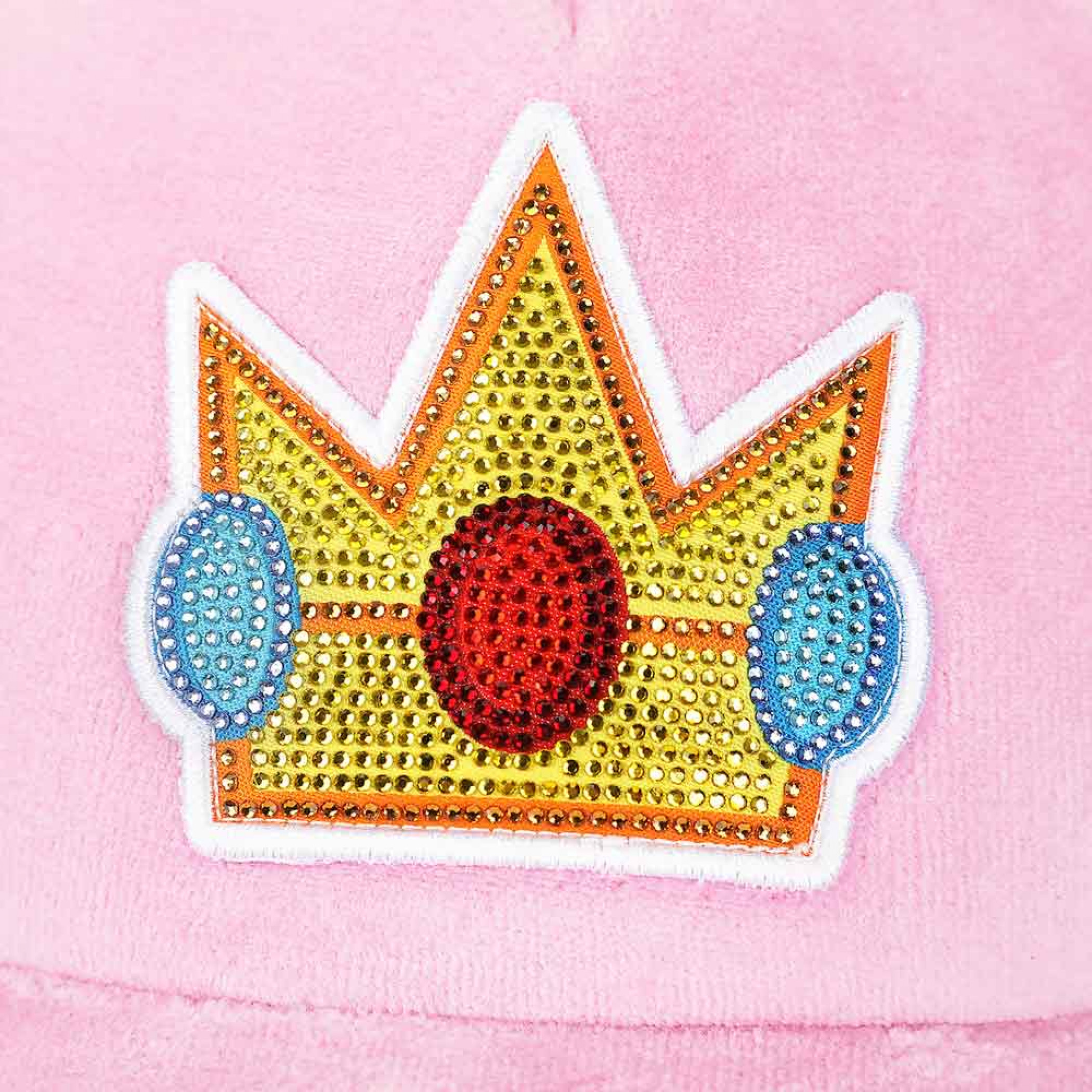 Super Mario Bros. Princess Peach Rhinesone and Velvet Trucker Hat