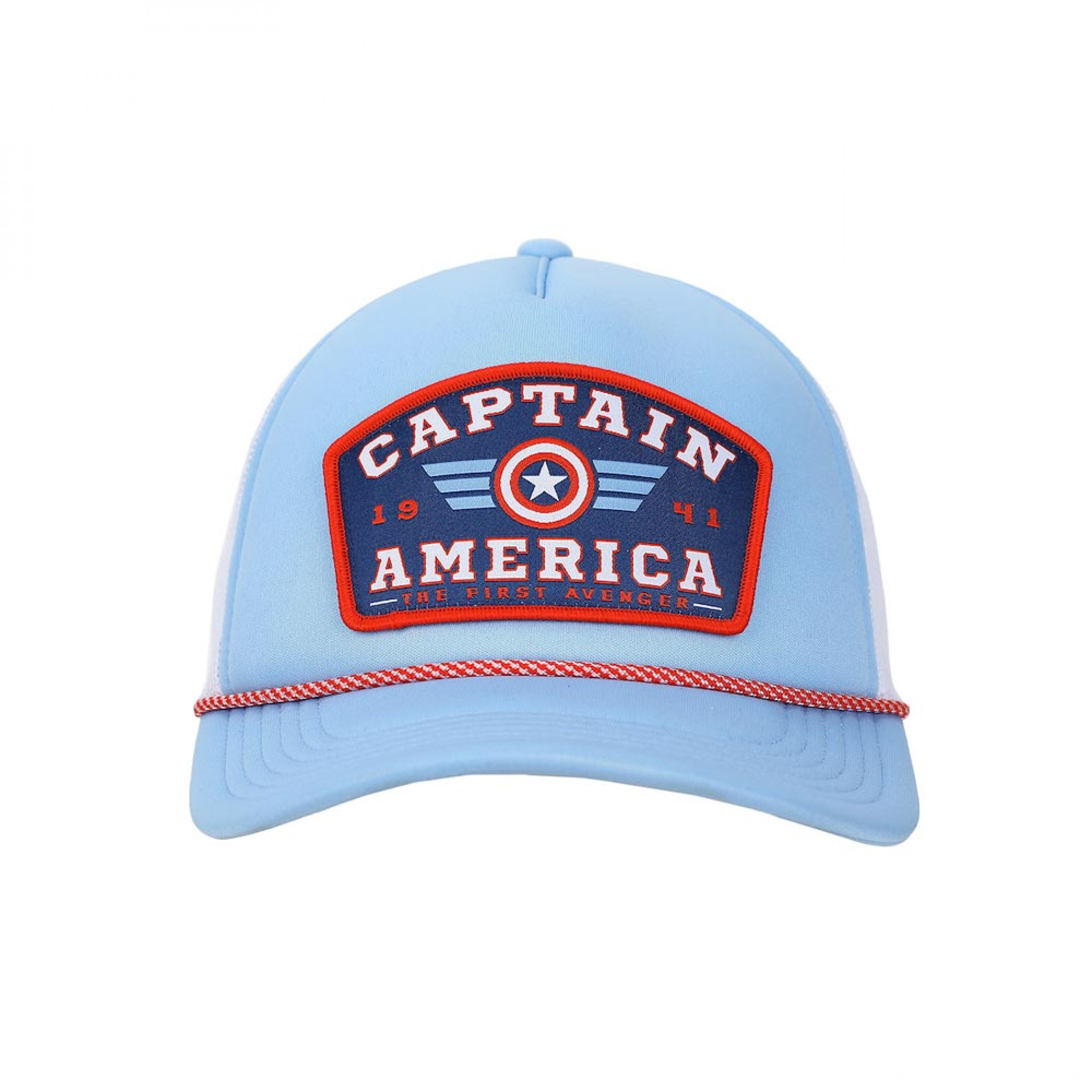 Captain America Woven Label Foam Trucker Hat