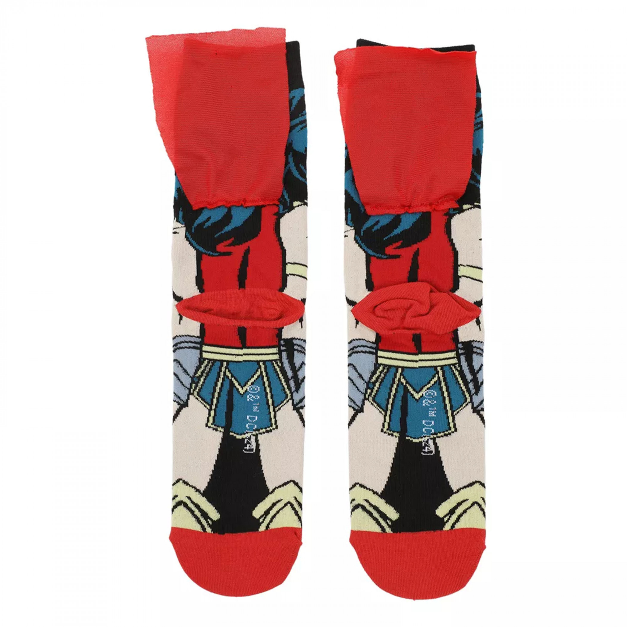 Wonder Woman 360-Print Socks with Cape