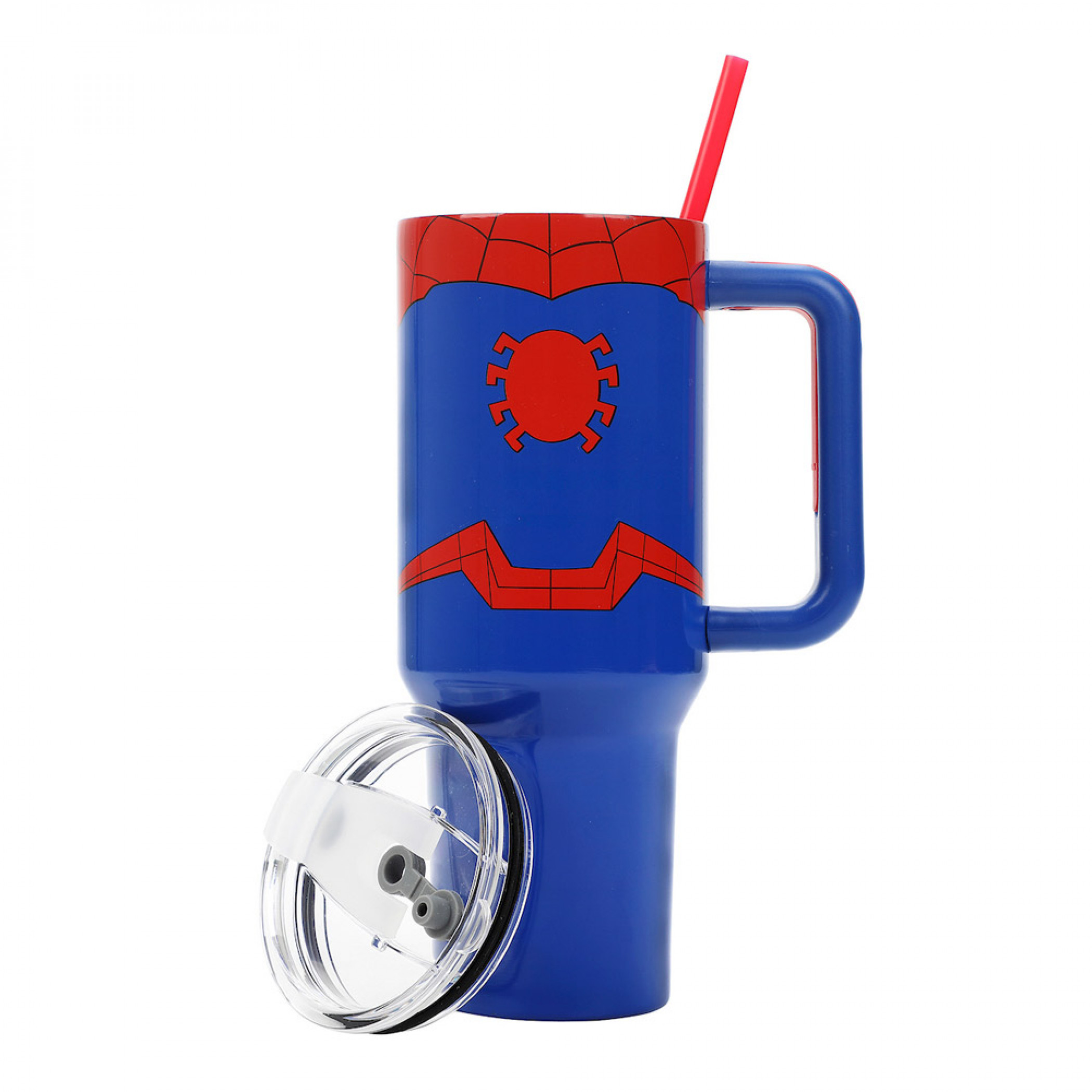 Spider-Man Spidy's Suit 40oz. Stainless Steel Tumbler with Straw