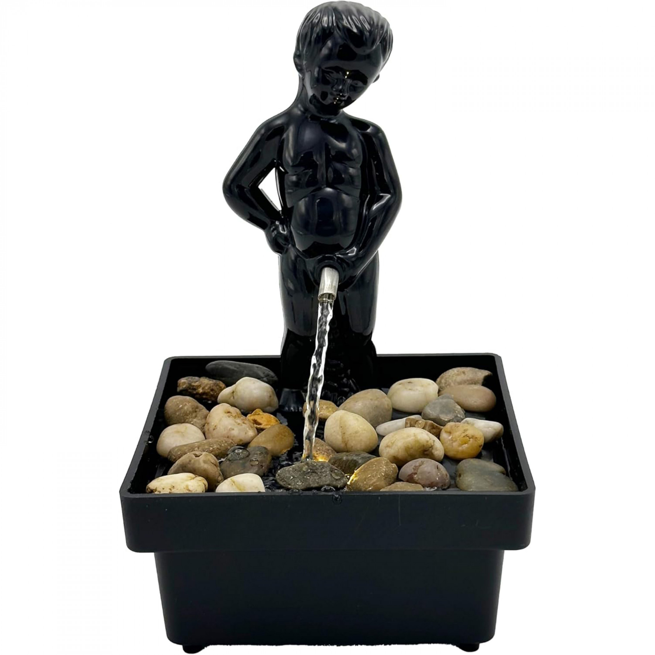 Peeing Boy LED Novelty Desktop Fountain