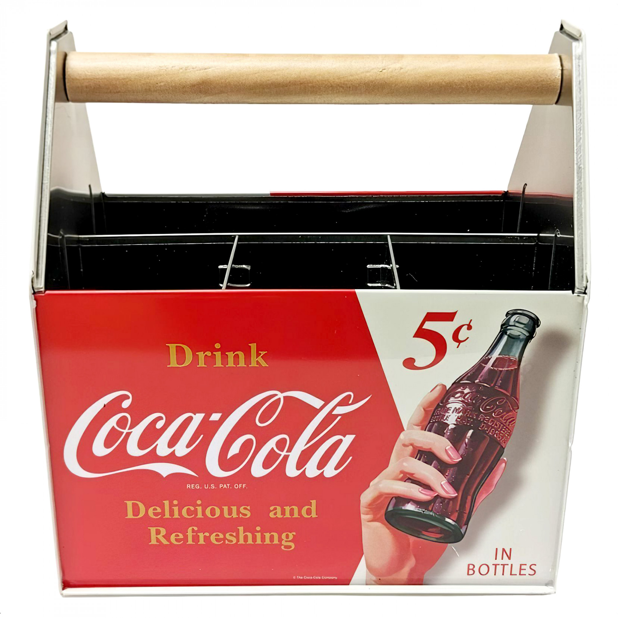 Coca-Cola Delicious and Refreshing Tin Utensil Holder