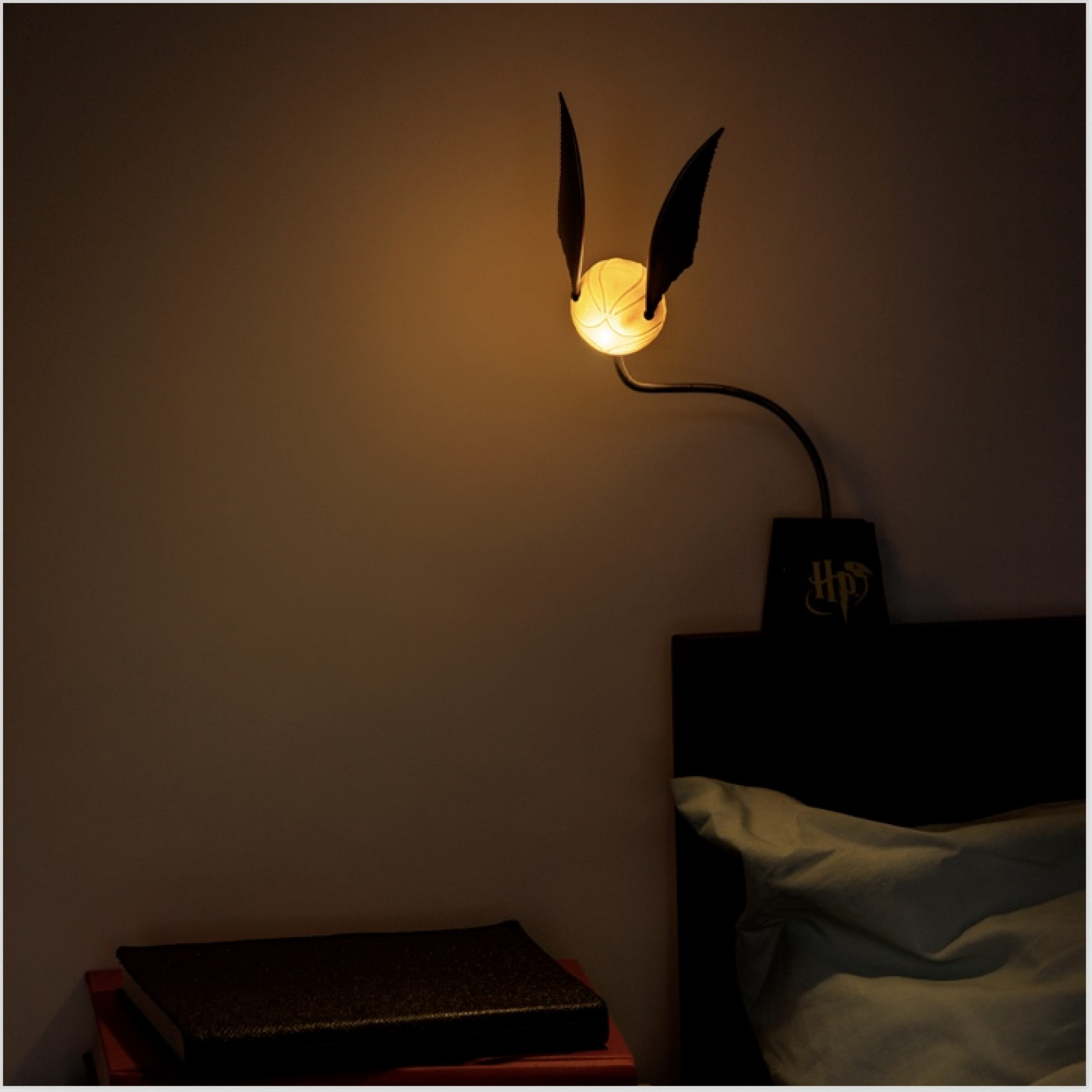 Lampe De Lecture Harry Potter Vif D'Or - Officielle, à Clip USB/piles Pour Livre, Idée Cadeau Fan