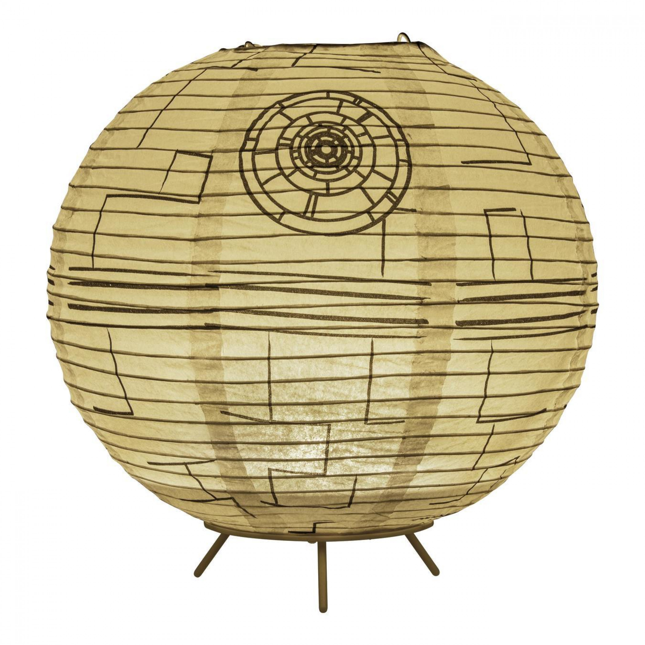 Star Wars Death Star Paper Lantern Desk Lamp - SuperHeroStuff