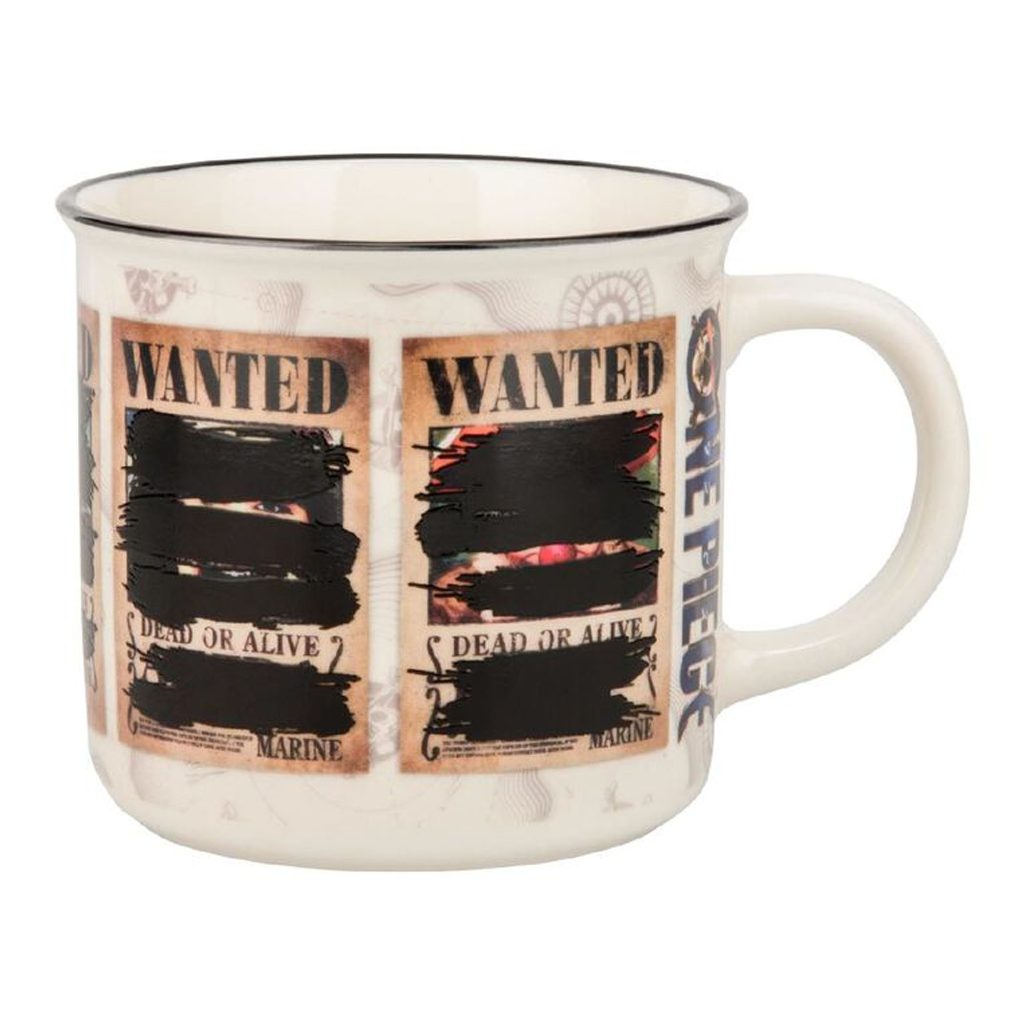 【THE MOZZ】Clean Pocket One Piece One Piece Wanted Posters 11 oz. Heat Change Ceramic Mug