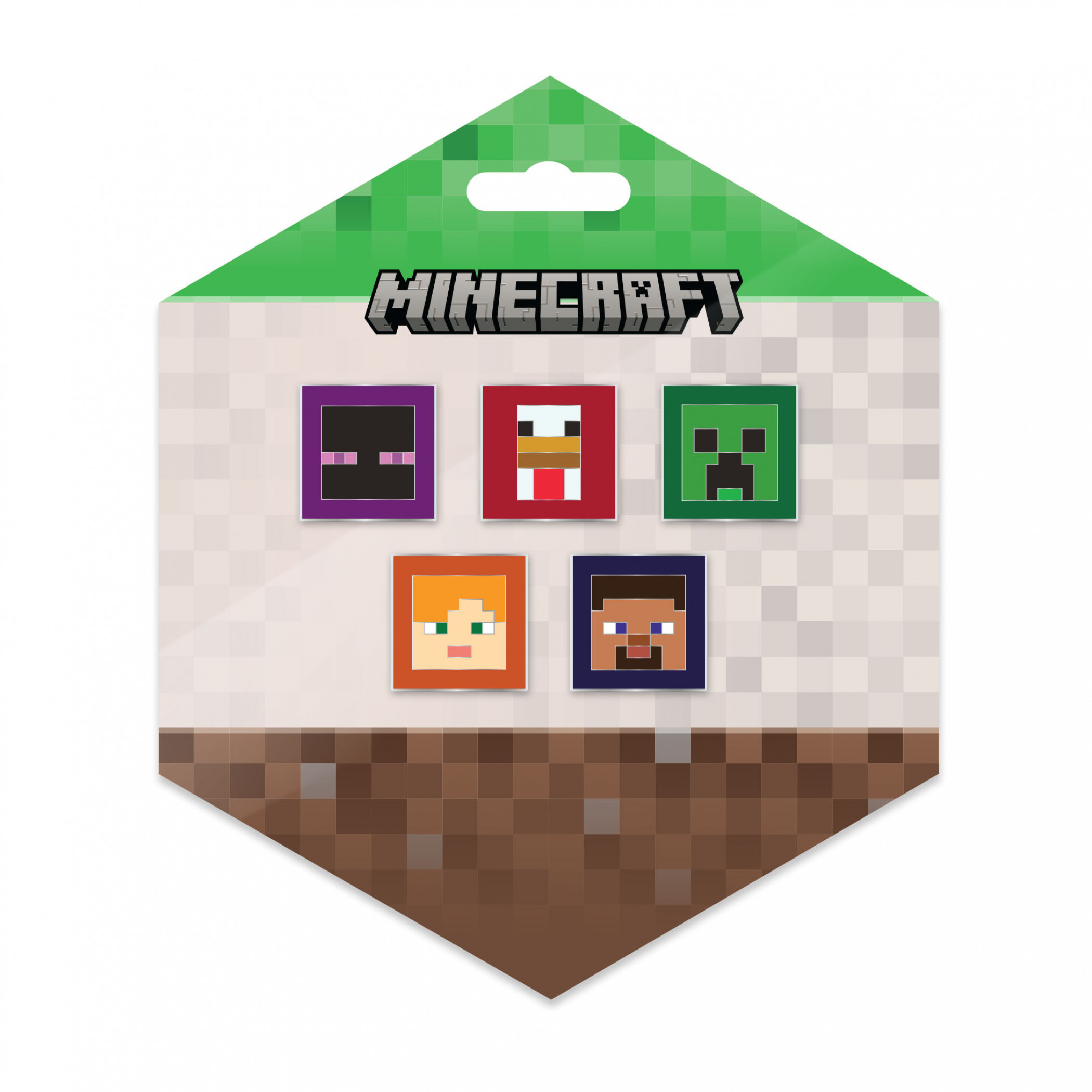 Minecraft Collector's 5-count Enamel Pins Gift Set