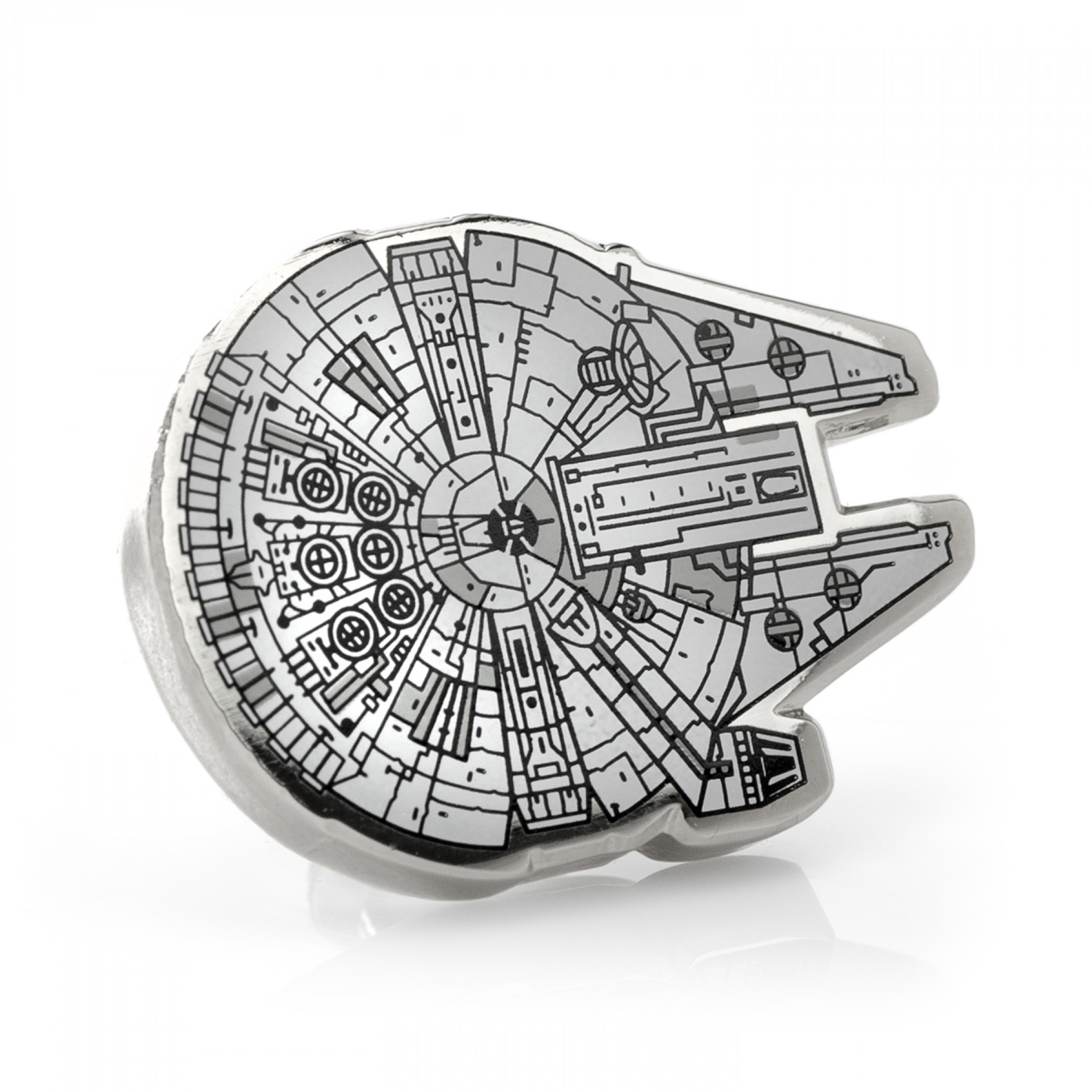 Star Wars Millennium Falcon Blueprint Lapel Pin