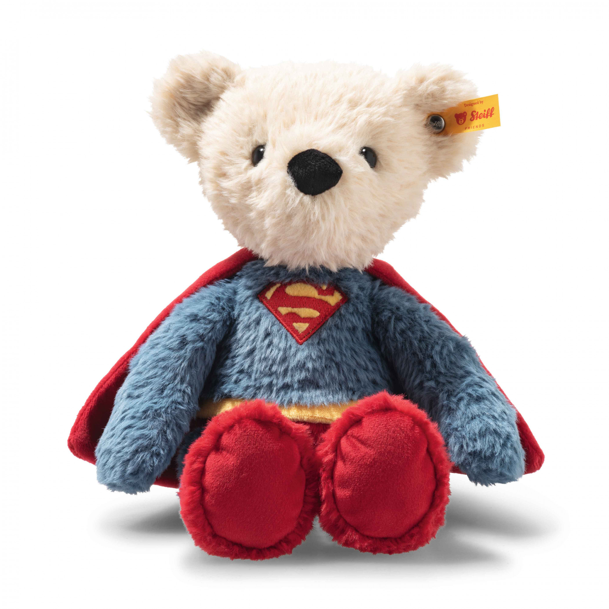 Steiff スーパーマン テディベア Superman Hand-Made Teddy Bear by Steiff - SuperHeroStuff