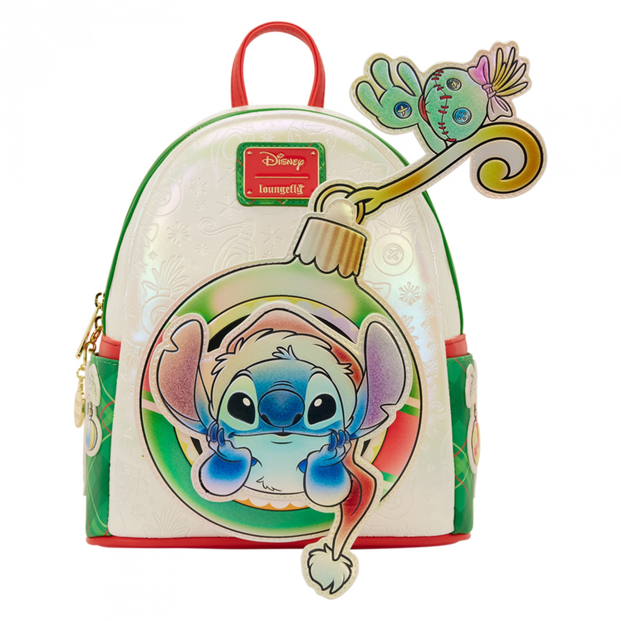 Lilo & Stitch Holiday Mini Backpack By Loungefly - SuperHeroStuff