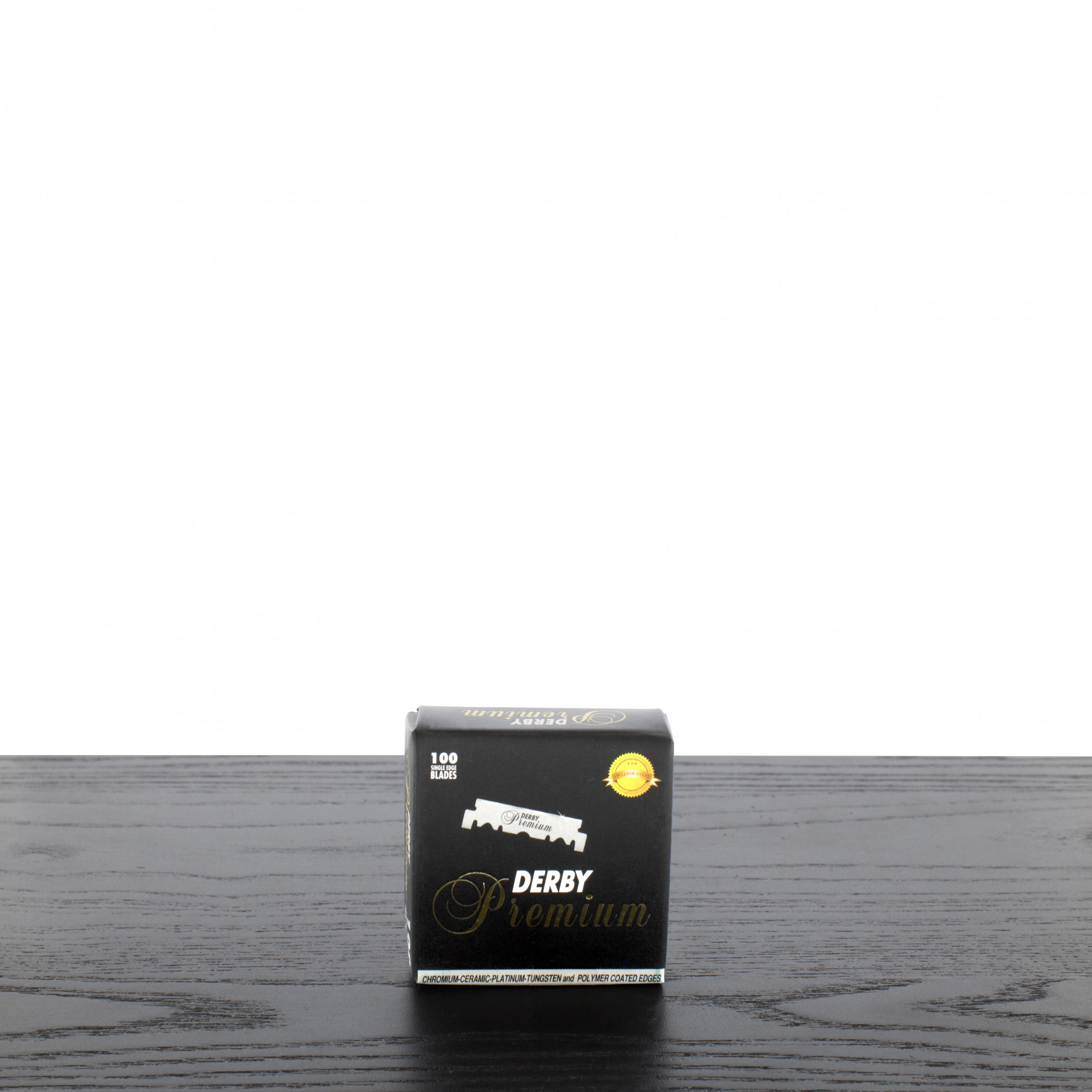Product image 0 for Derby Premium Single Edge Razor Blades, 100-ct (black)