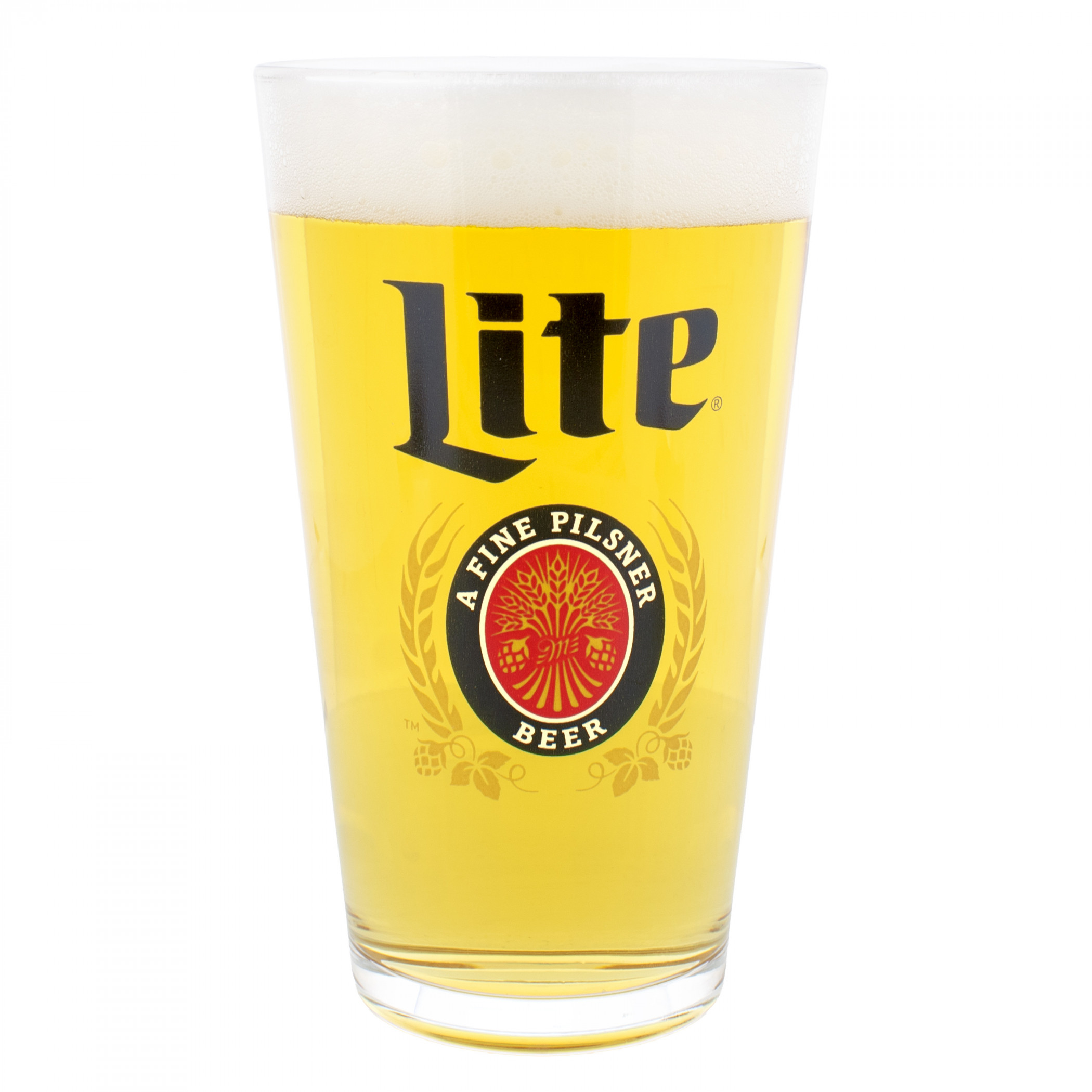 Miller Lite Classic Logo 2-Pack Pint Glass Set - WearYourBeer