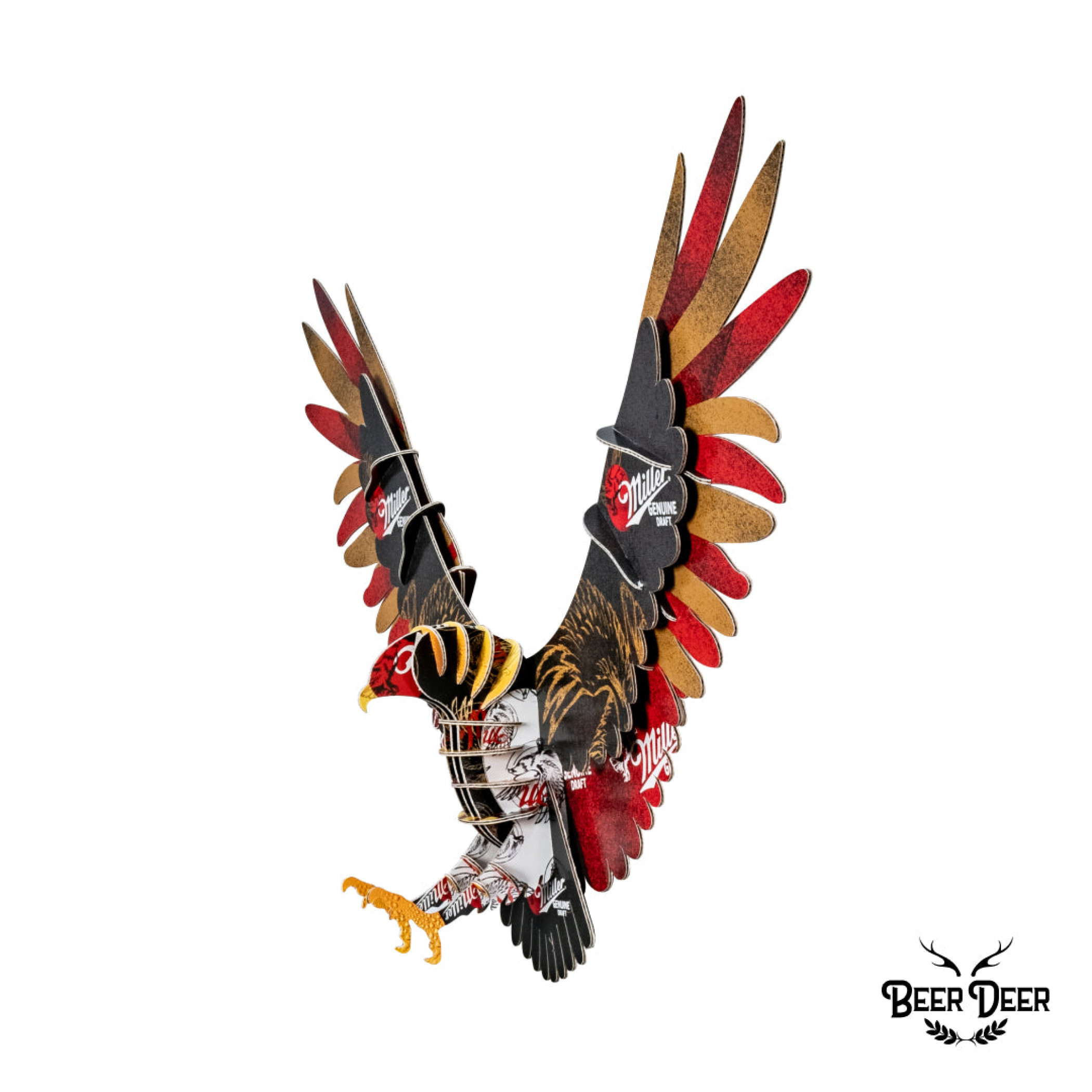 Miller Genuine Draft Cardboard Eagle Mount - WearYourBeer