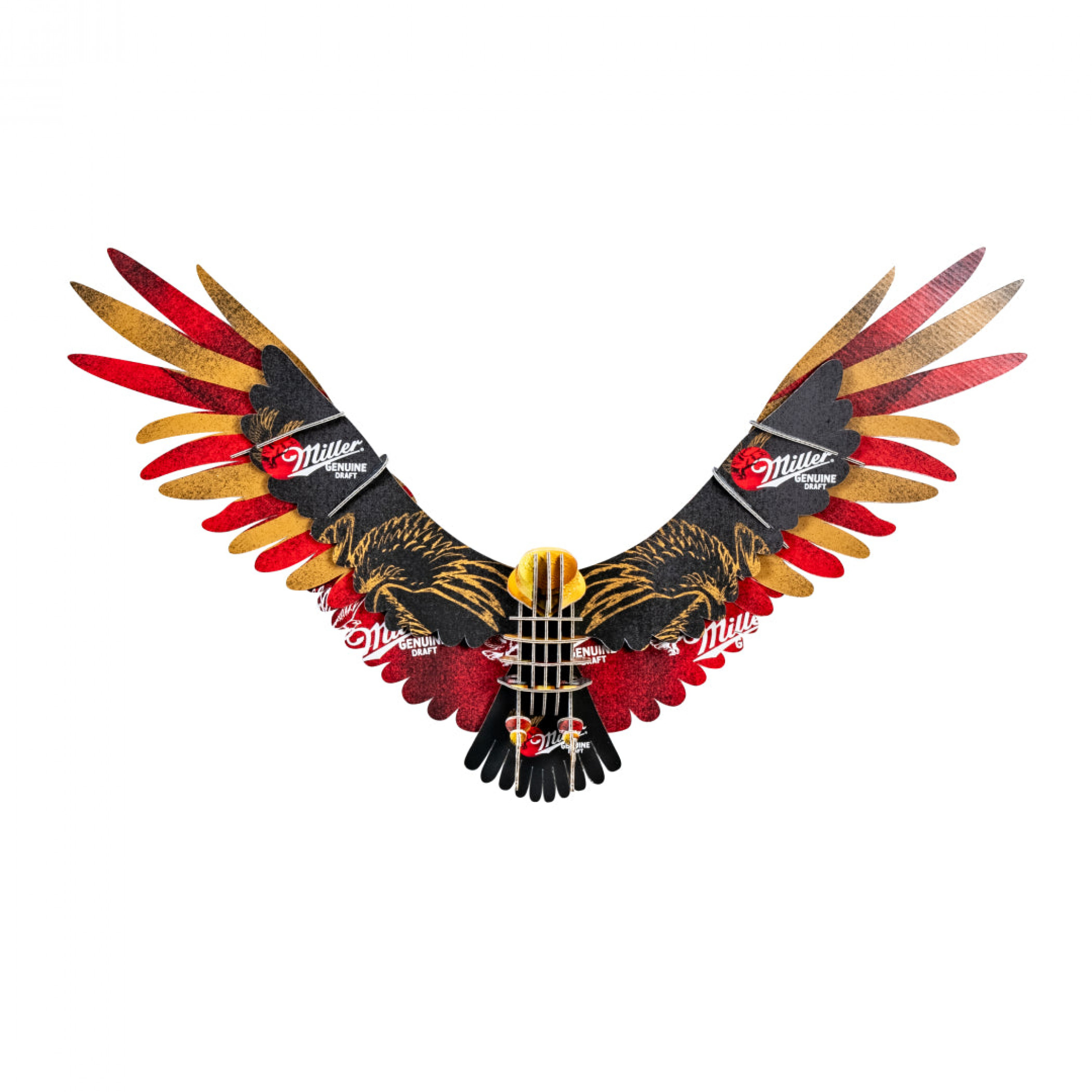 Miller Genuine Draft Cardboard Eagle Mount - WearYourBeer
