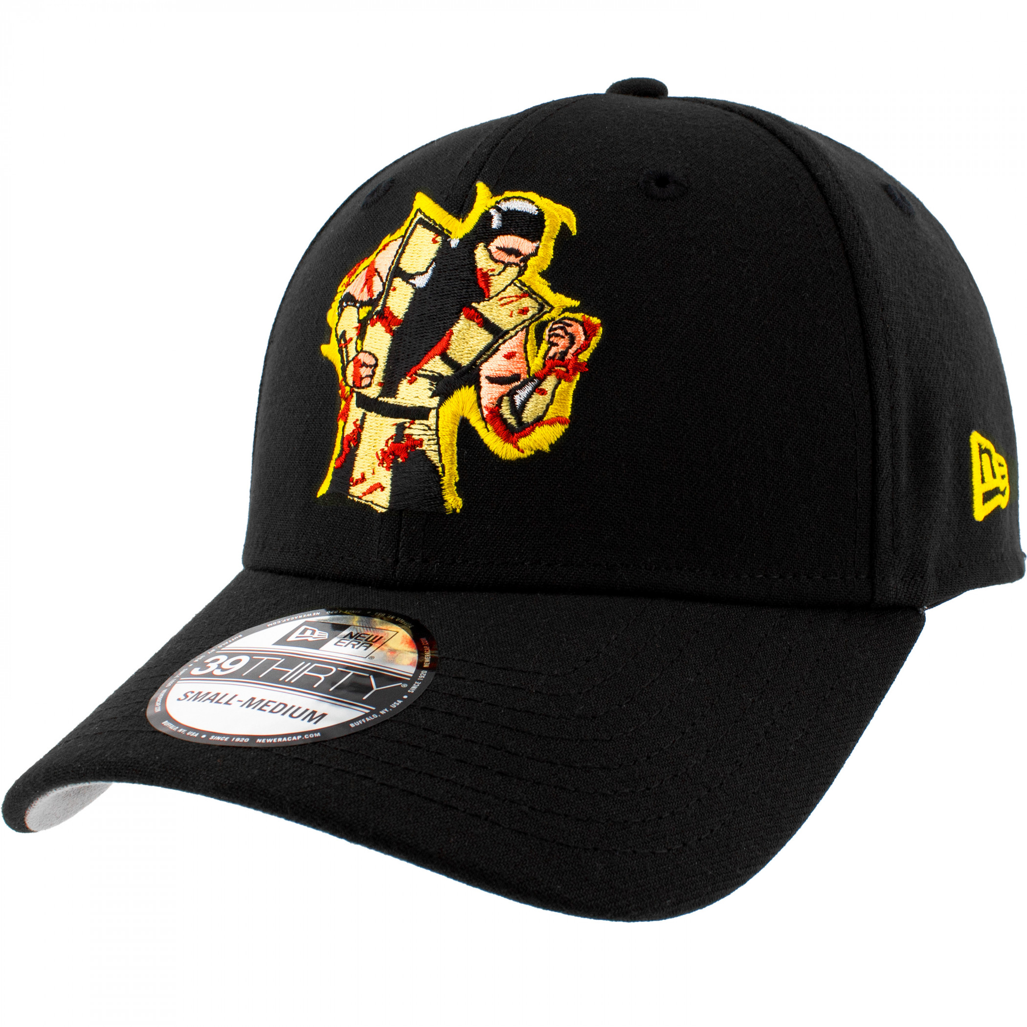 Mortal Kombat Scorpion New Era 39Thirty Fitted Hat - SuperHeroStuff