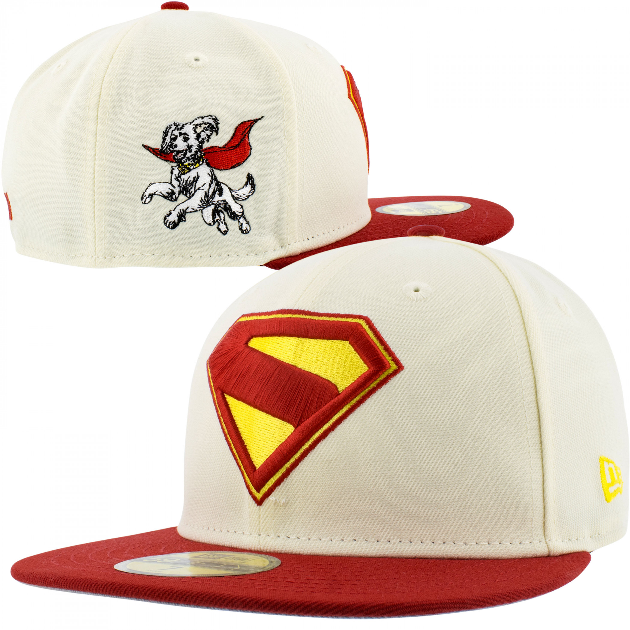 Superman 2025 Krypto New Era 59Fifty Fitted Hat - SuperHeroStuff