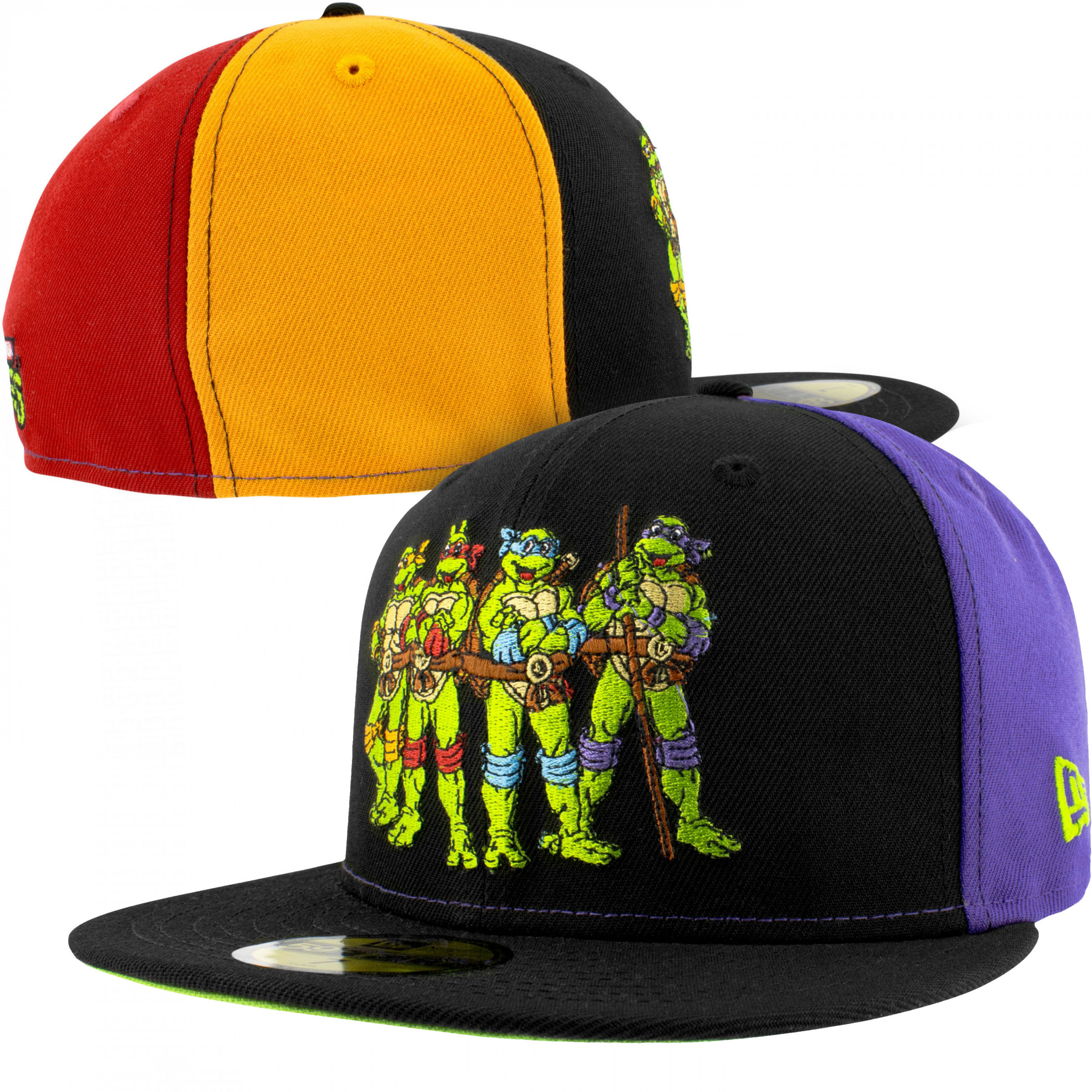 Teenage Mutant Ninja Turtles Quad Colors New Era 59Fifty Fitted