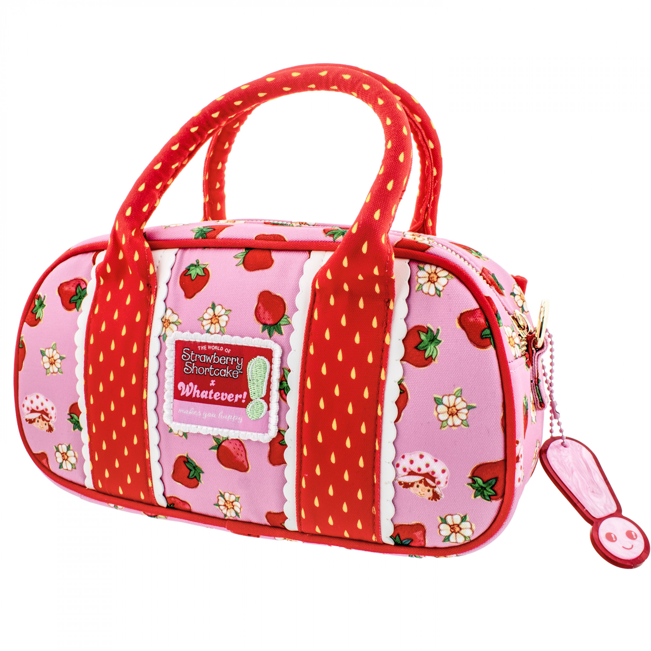 Strawberry Shortcake Crossbody Bag with Charm and Bow - SuperHeroStuff