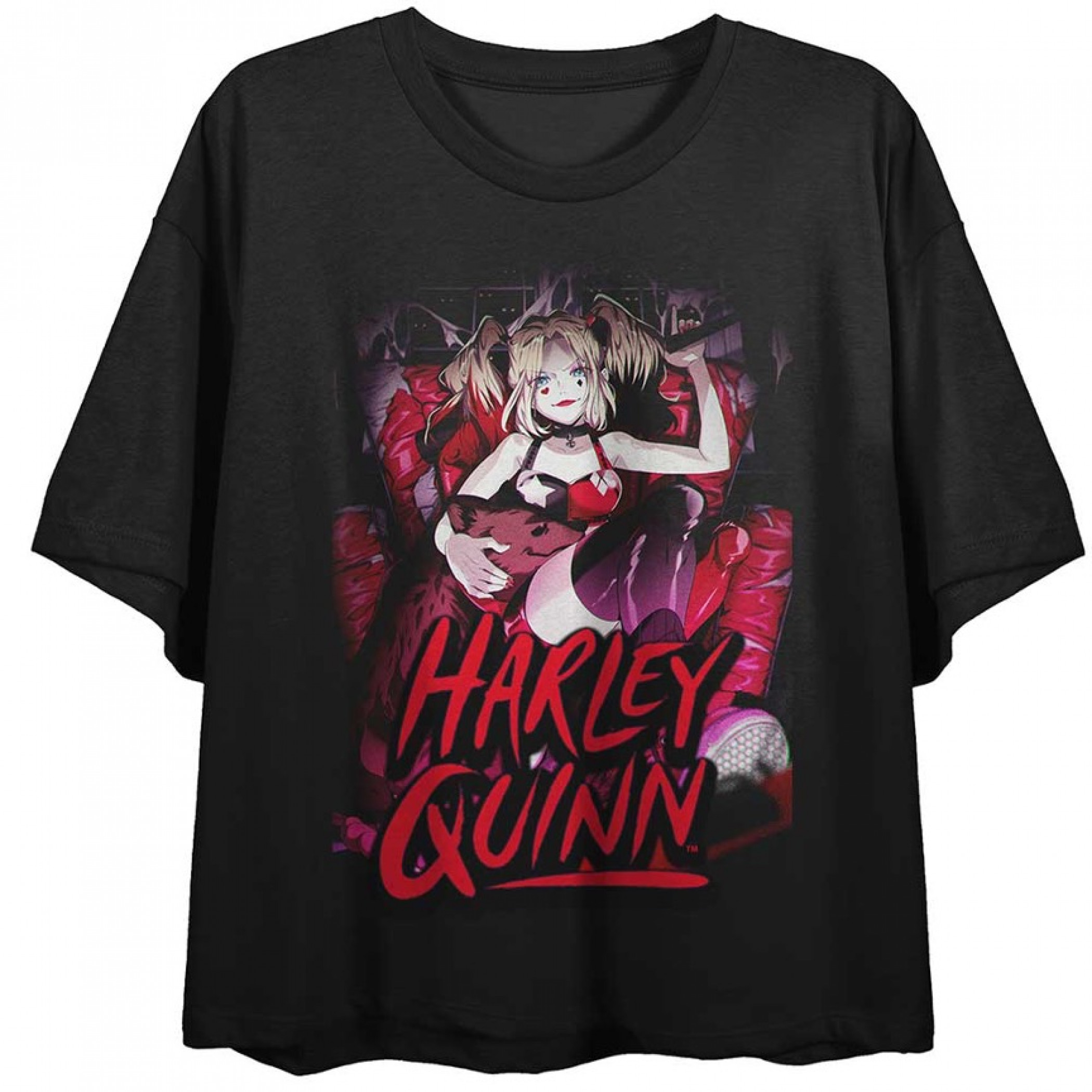 DC Comics Harley Quinn Crop T-Shirt SuperHeroStuff