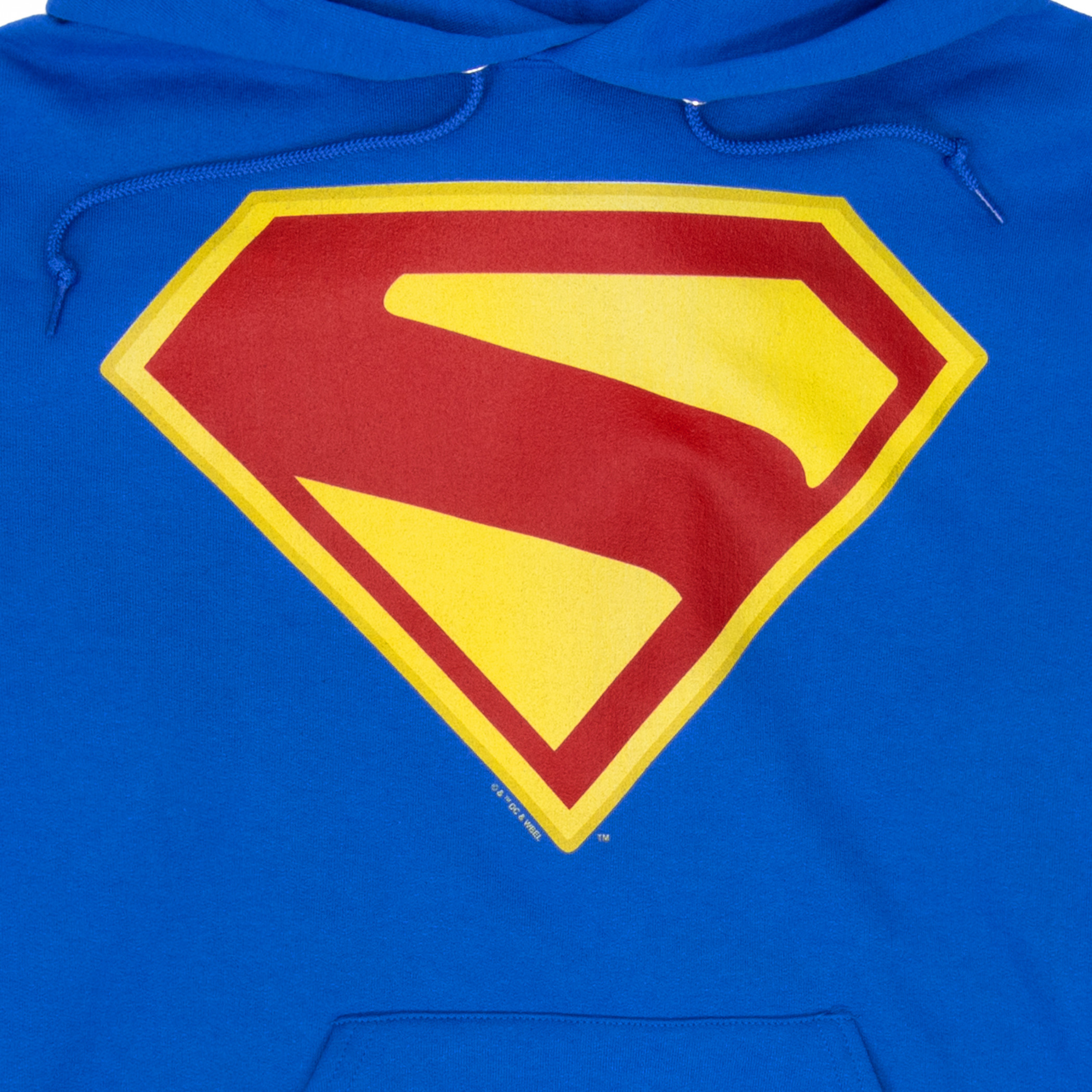 Superman James Gunn Logo Blue Hoodie - SuperHeroStuff
