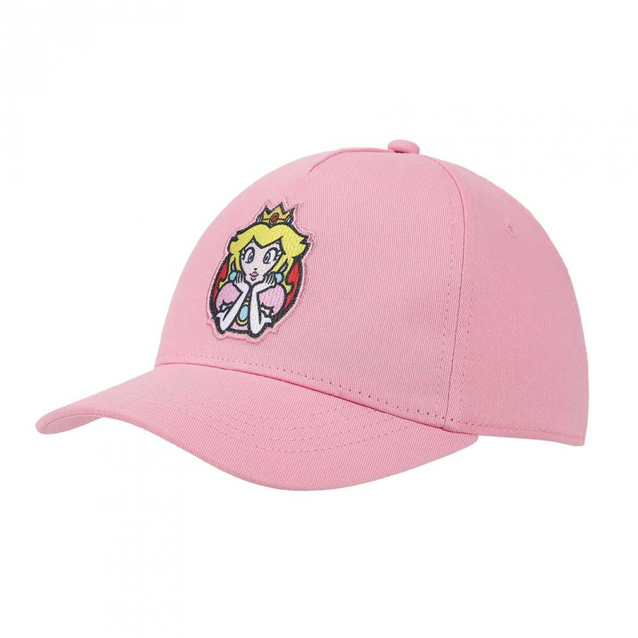 Super Mario Bros. Princess Peach Logo Embroidered Hat - SuperHeroStuff