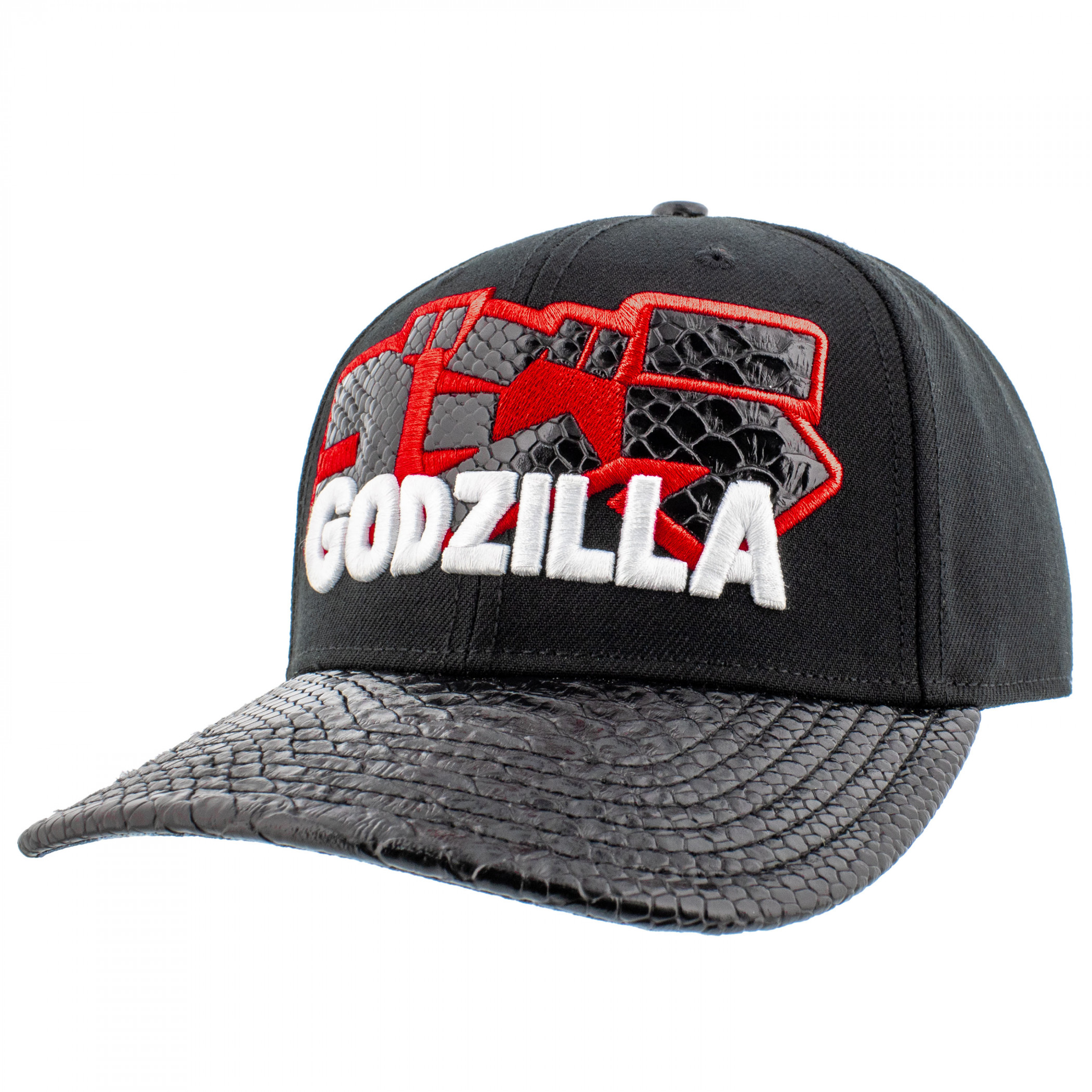 GODZILLAキャップ Toho Godzilla Patch Flat Brim Snapback Hat | GameStop